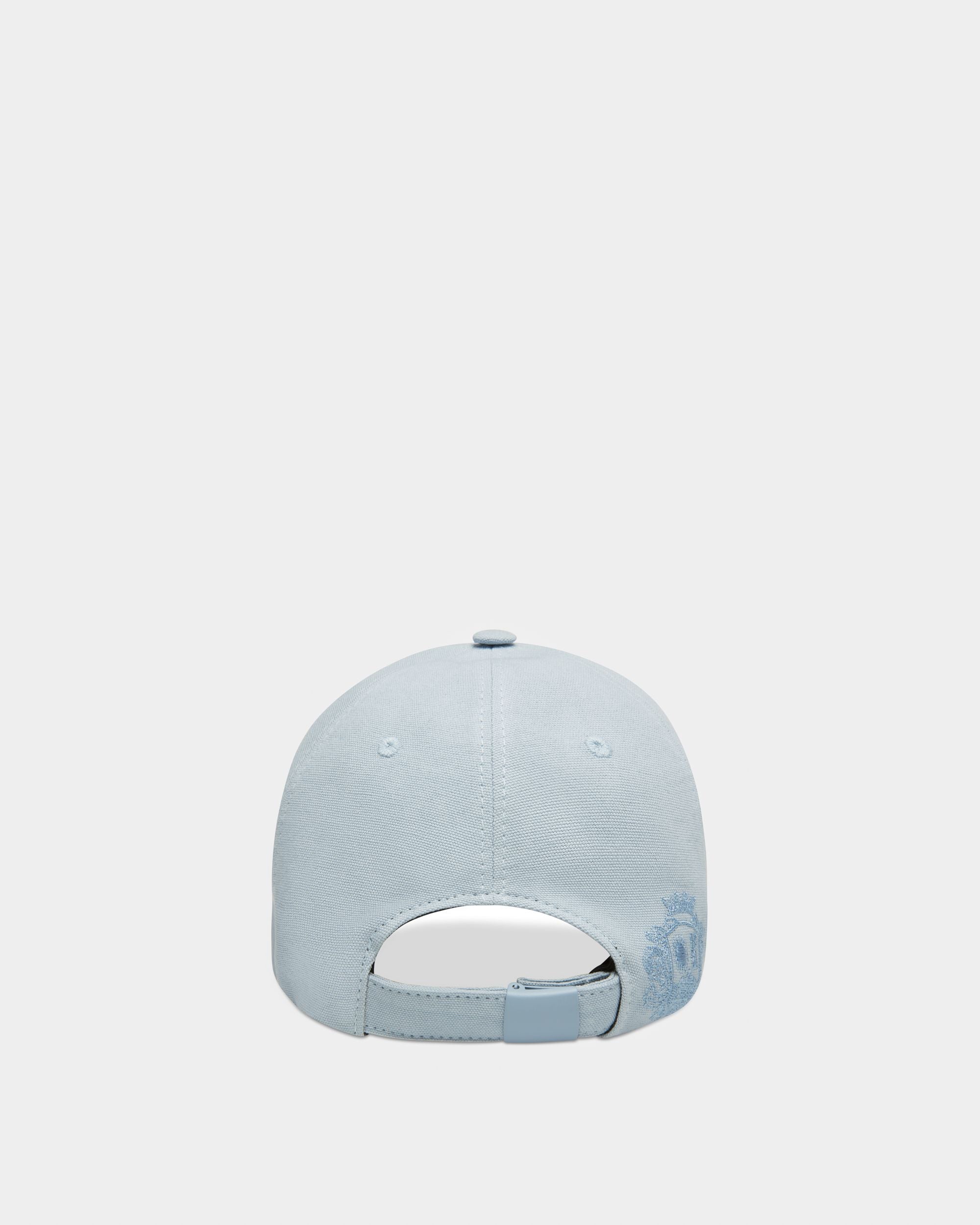 Gorra De La Colección Curling De Algodón Light Blue - Hombre - Bally - 02