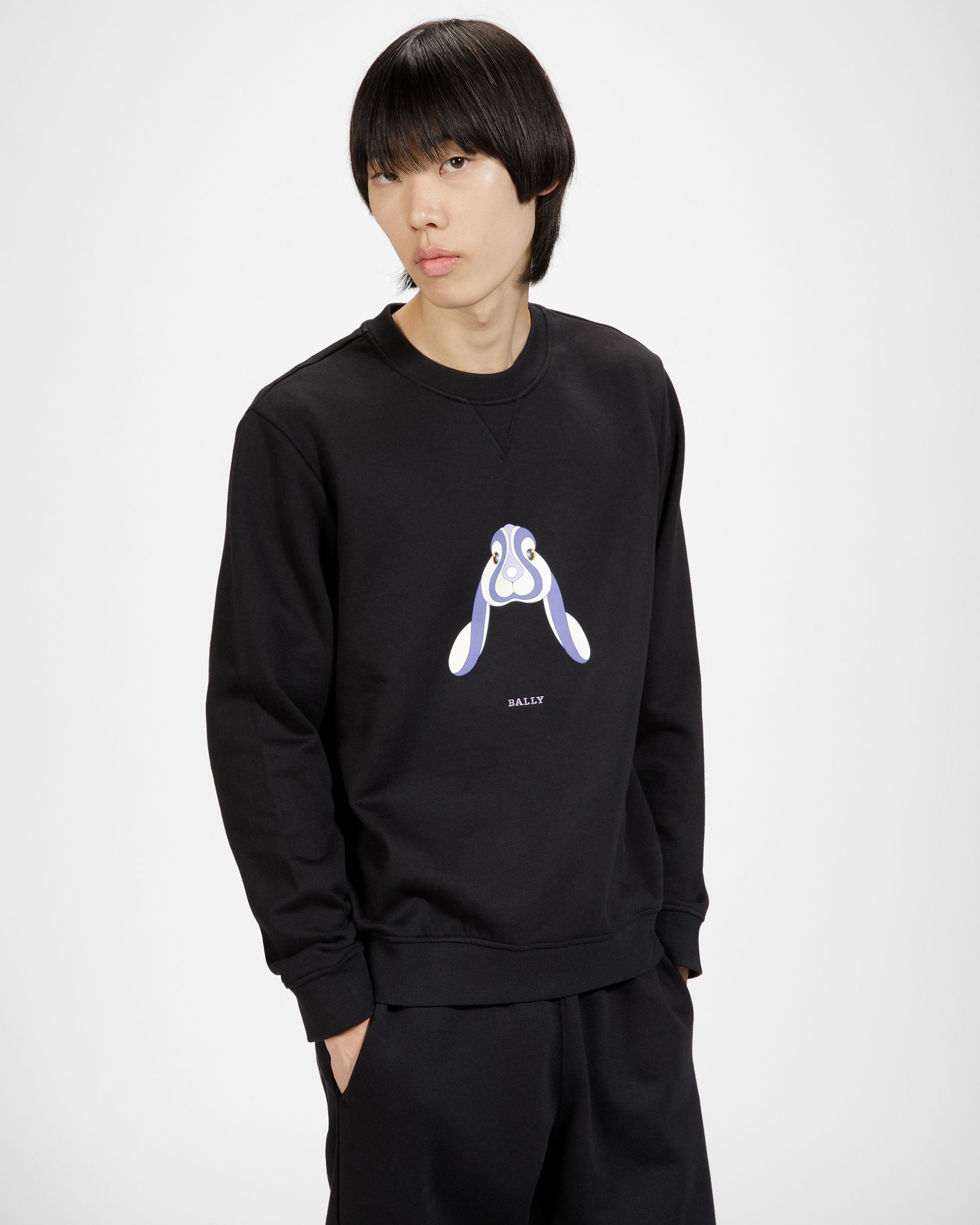 Sudadera Con Logotipo De Conejo - Hombre - Bally - 01