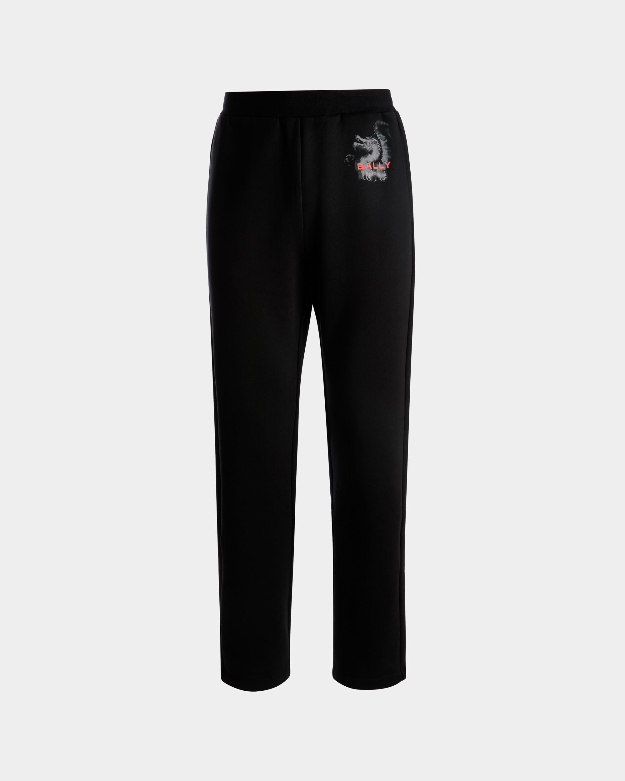 Sweatpants In A Black Cotton Blend - Men's - Bally - 01