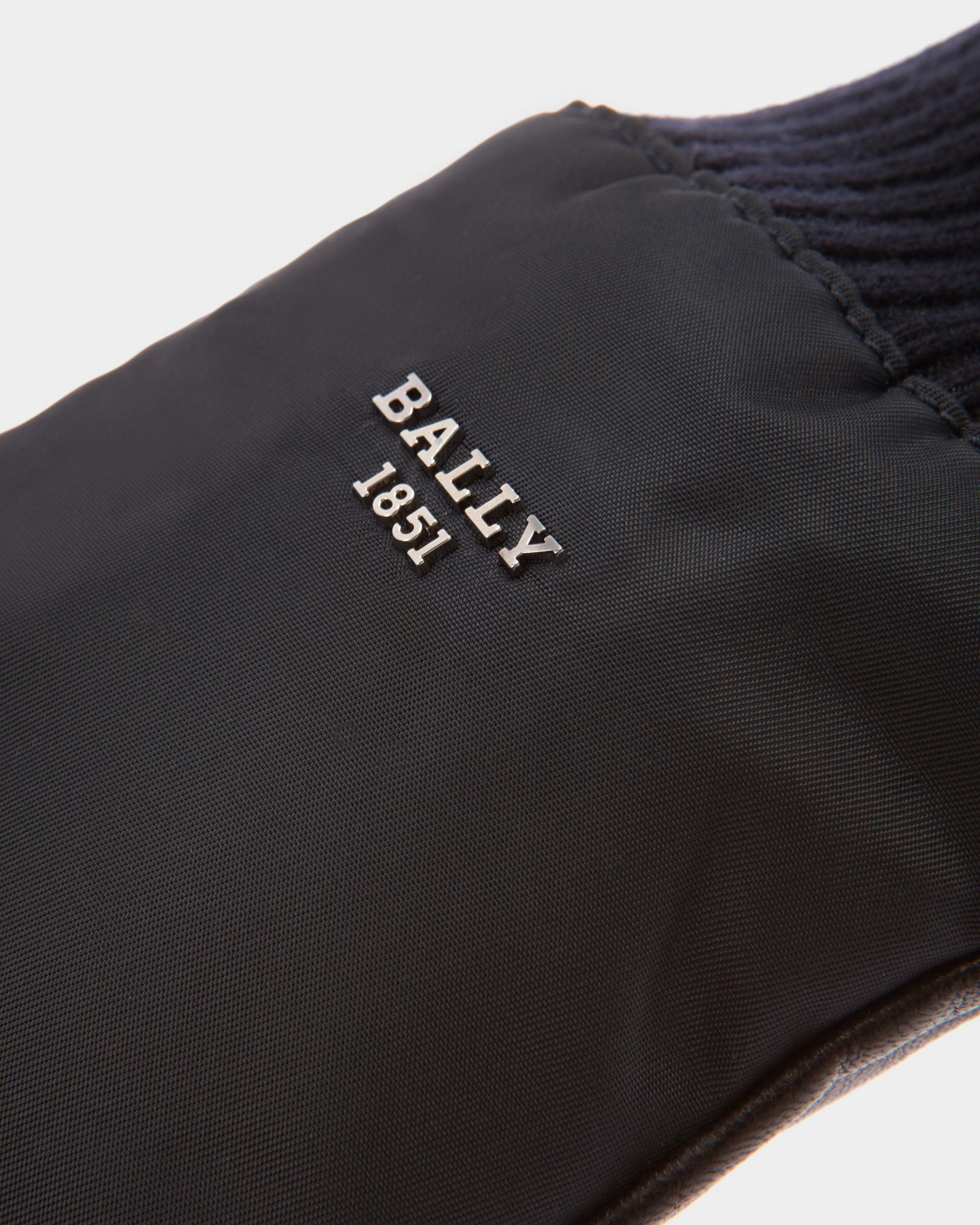 Guantes Con Detalle Del Logotipo De Tela Color Tinta - Hombre - Bally - 02