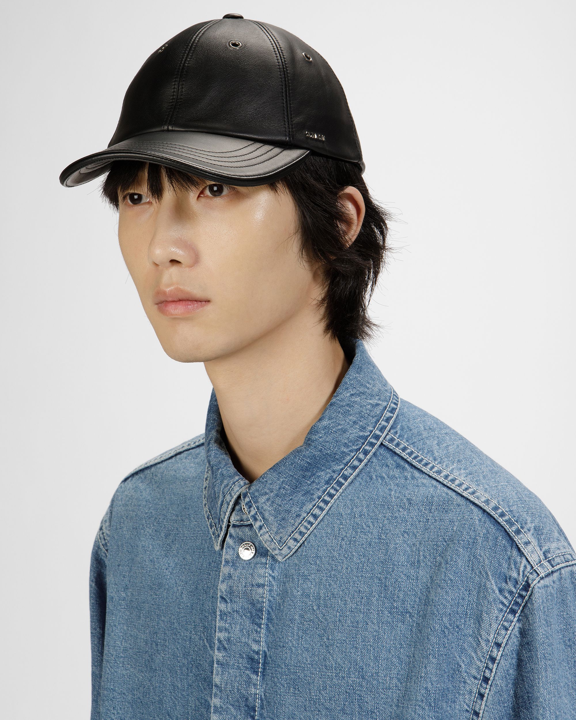 Gorra De Piel - Hombre - Bally - 01
