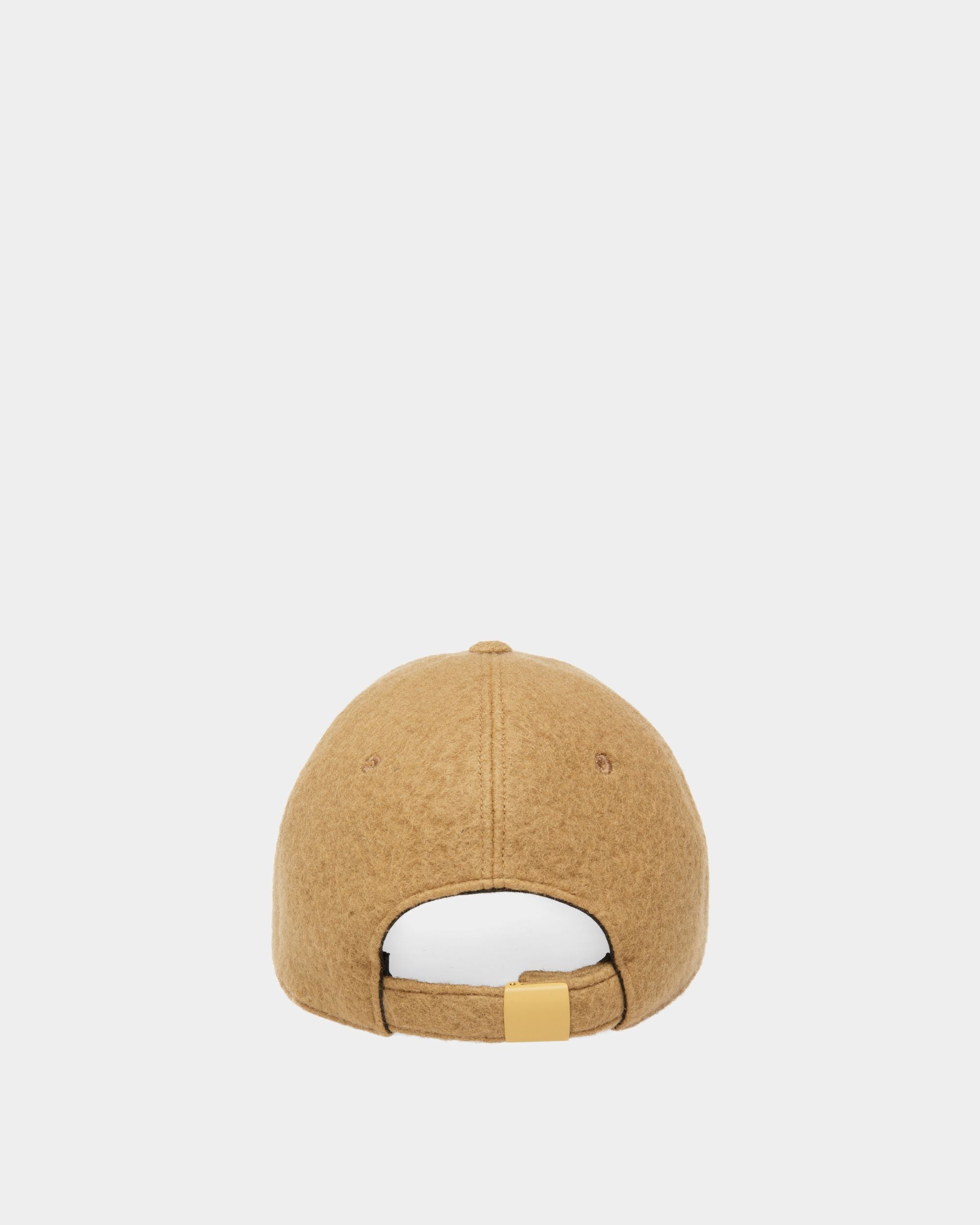 Gorra De Cachemira Color Camello - Hombre - Bally - 02