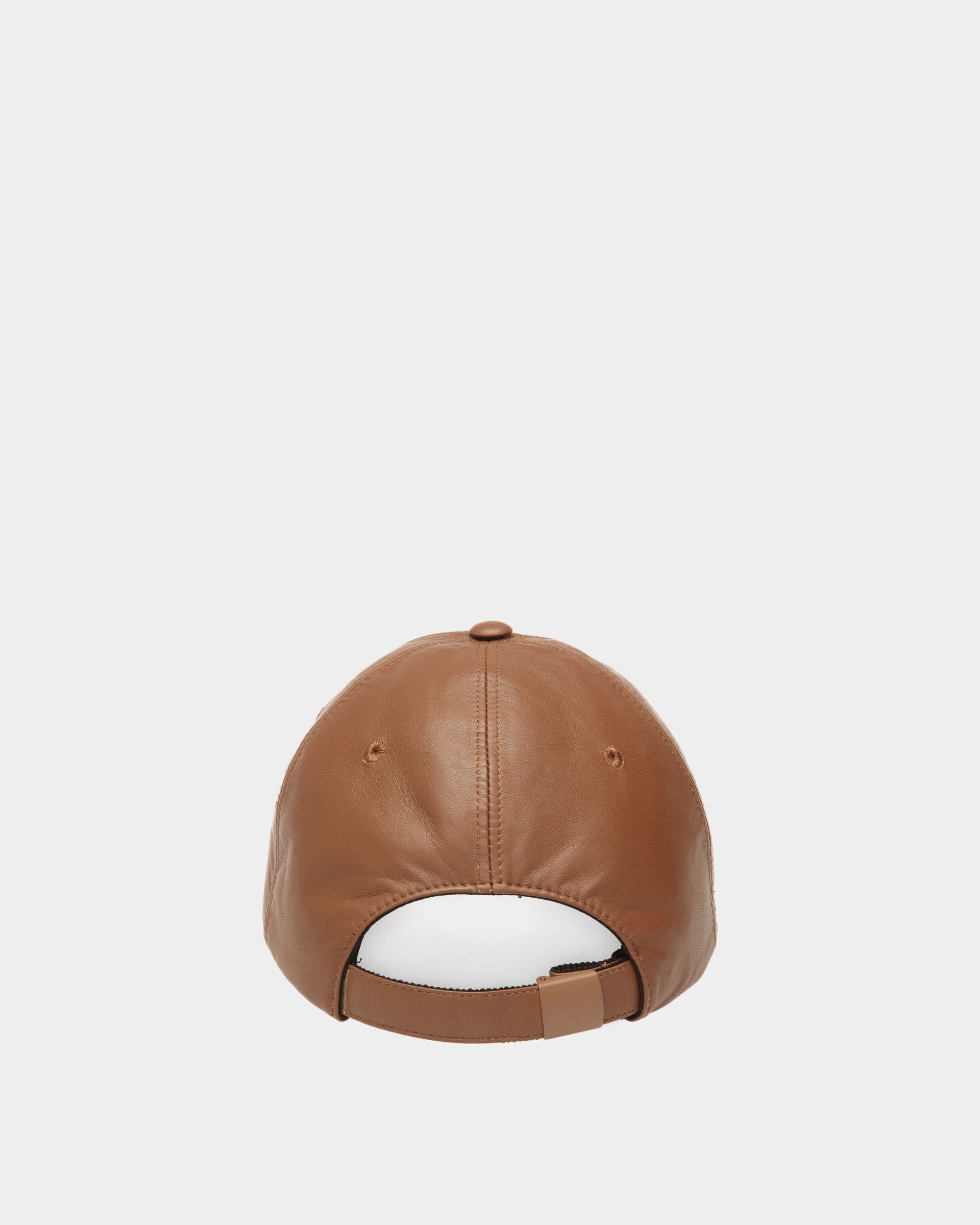 Gorra De Piel Marrón - Hombre - Bally - 02