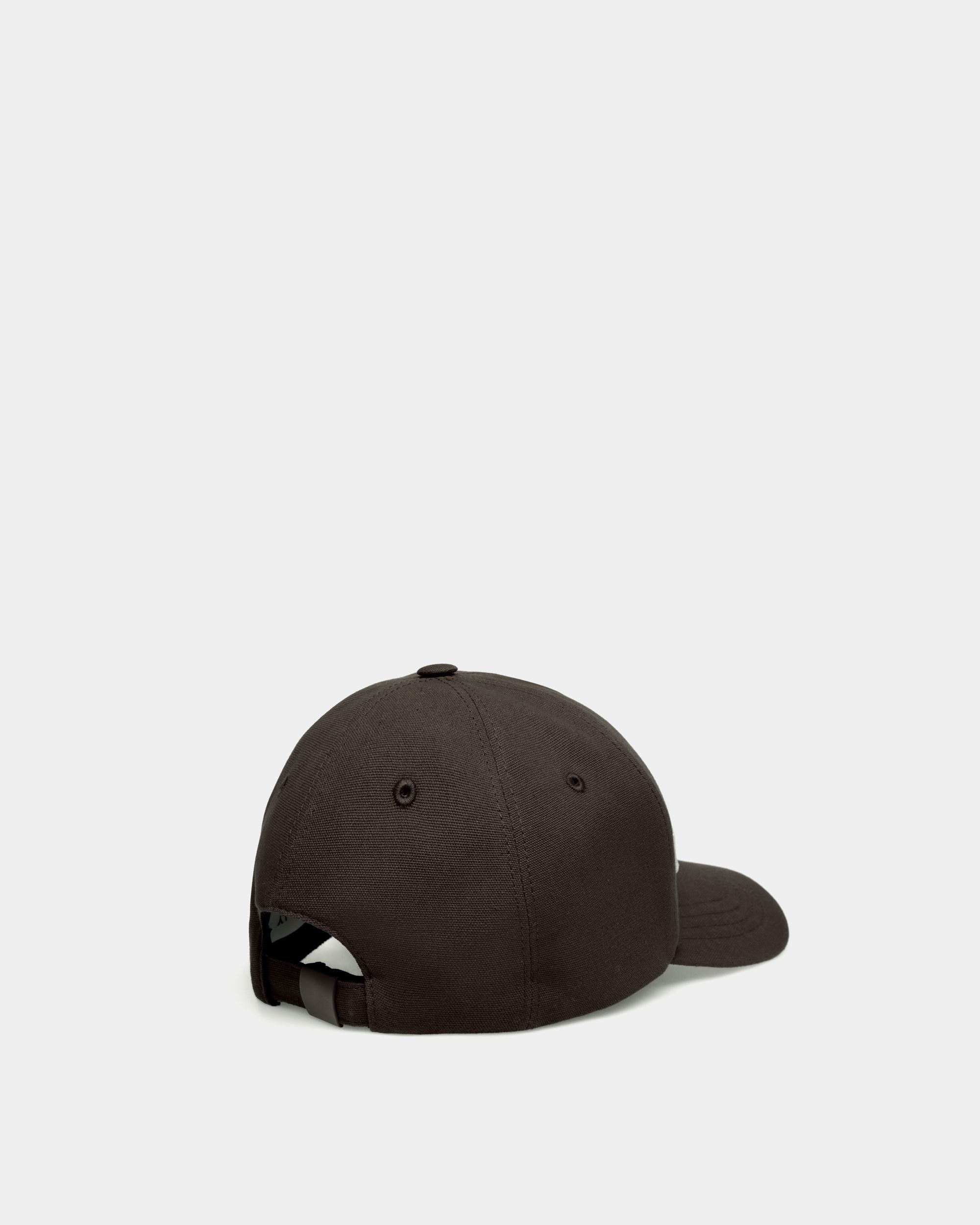 Gorra Con Logo Bordado De Algodón En Negro - Hombre - Bally - 03
