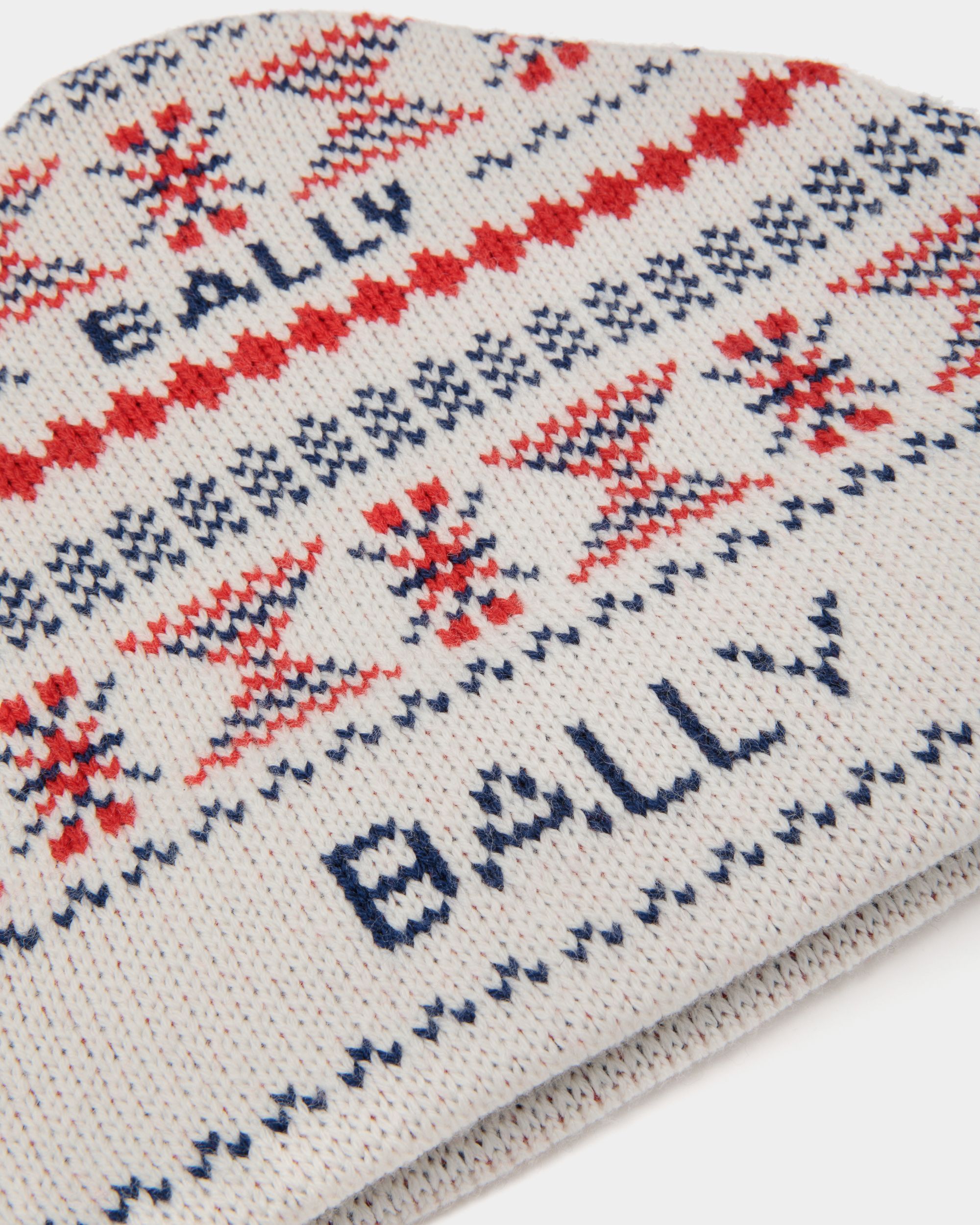 Gorro Mountain De Lana Multicolor - Hombre - Bally - 03