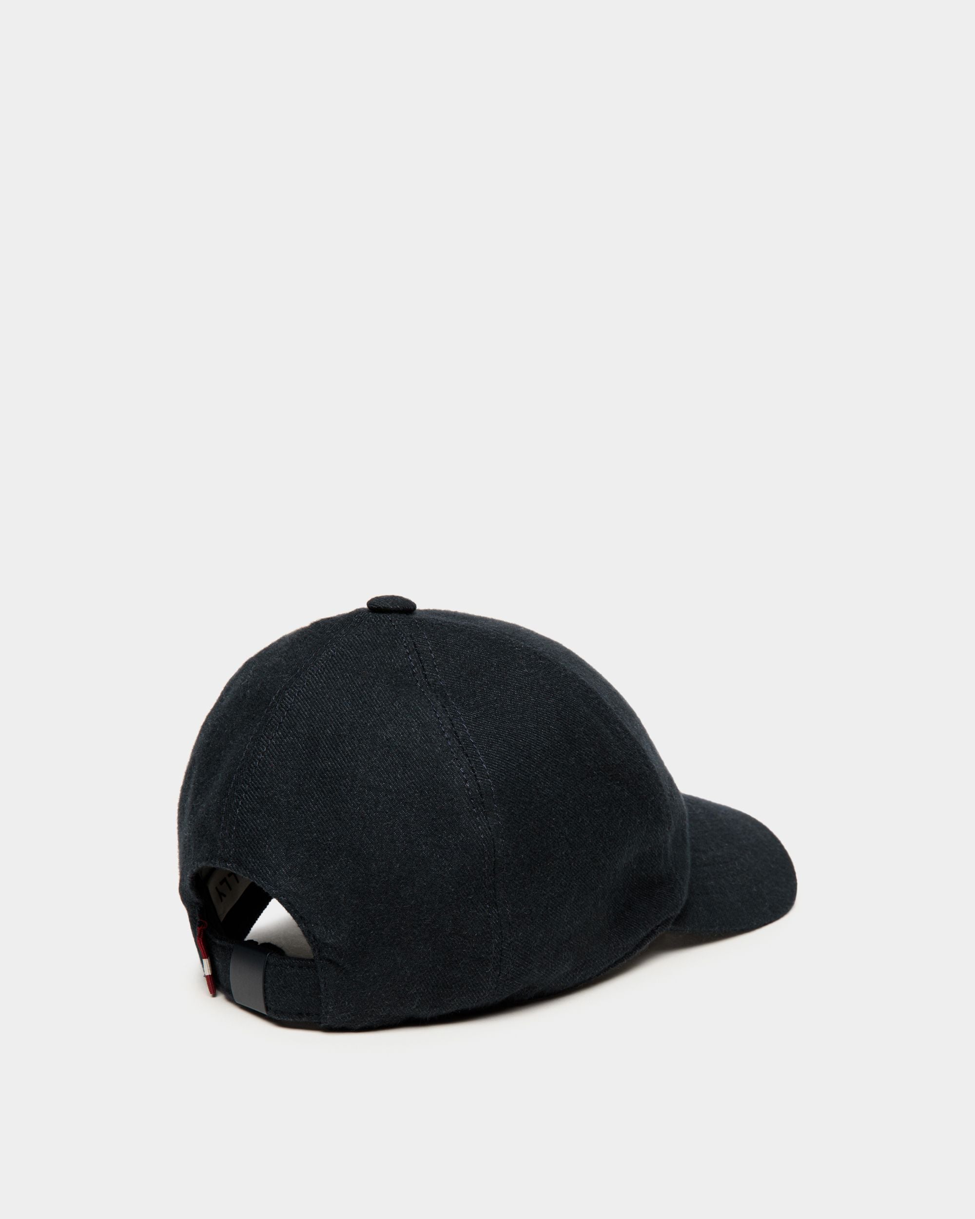 Gorra De Algodón Navy Blue Con Logo - Hombre - Bally - 02