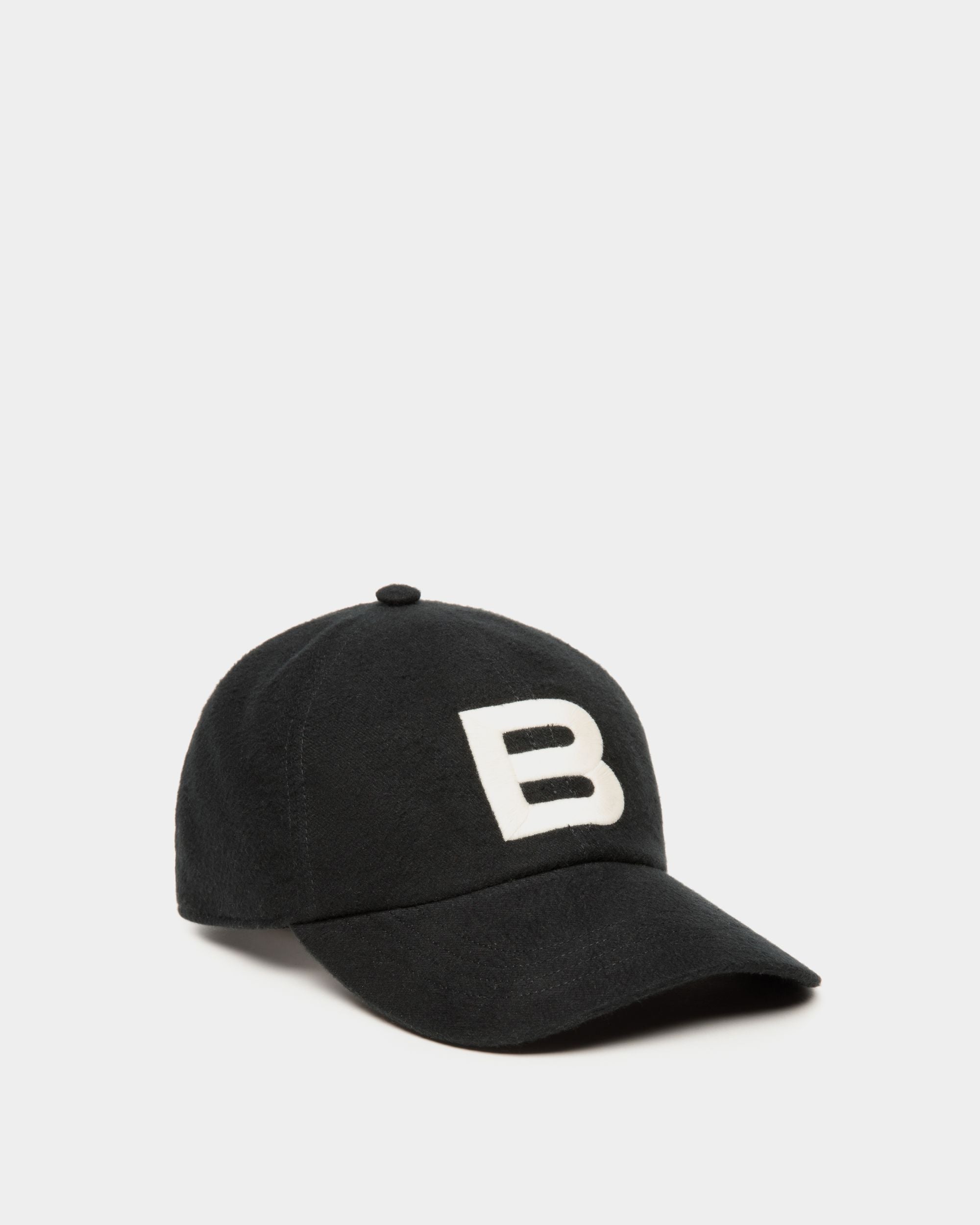 Gorra De Algodón Negro - Hombre - Bally - 01