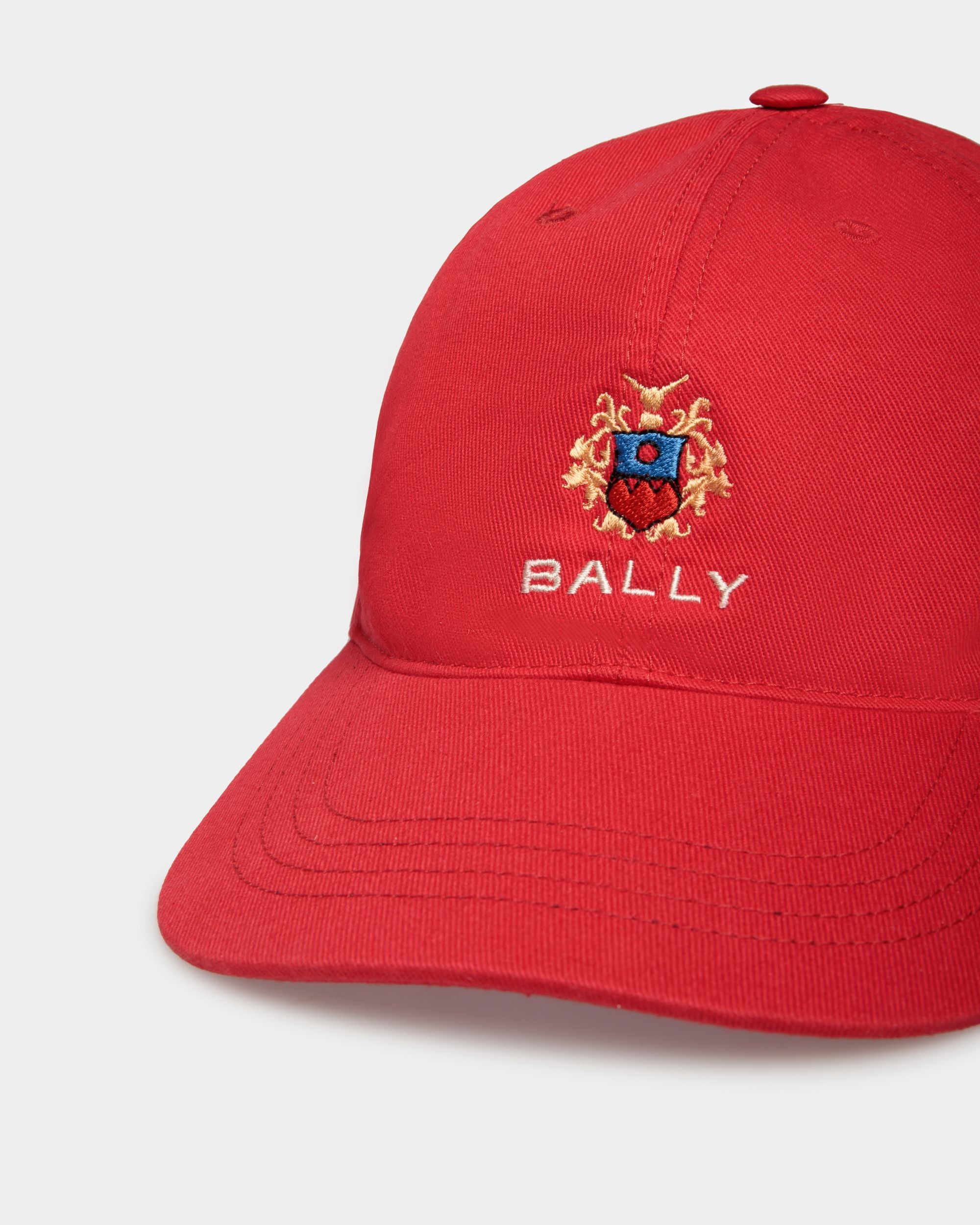 Gorra De Algodón Candy Red - Hombre - Bally - 03