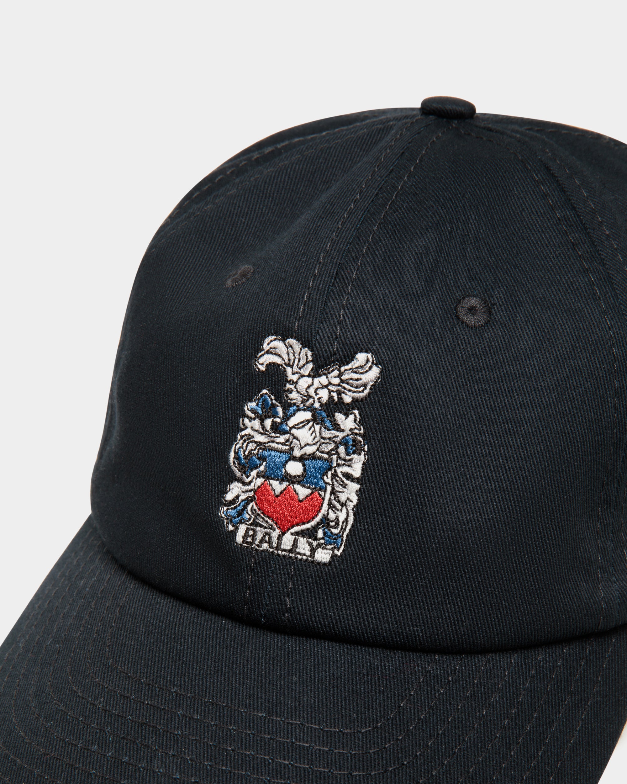 Gorra De Algodón Navy Blue - Hombre - Bally - 03