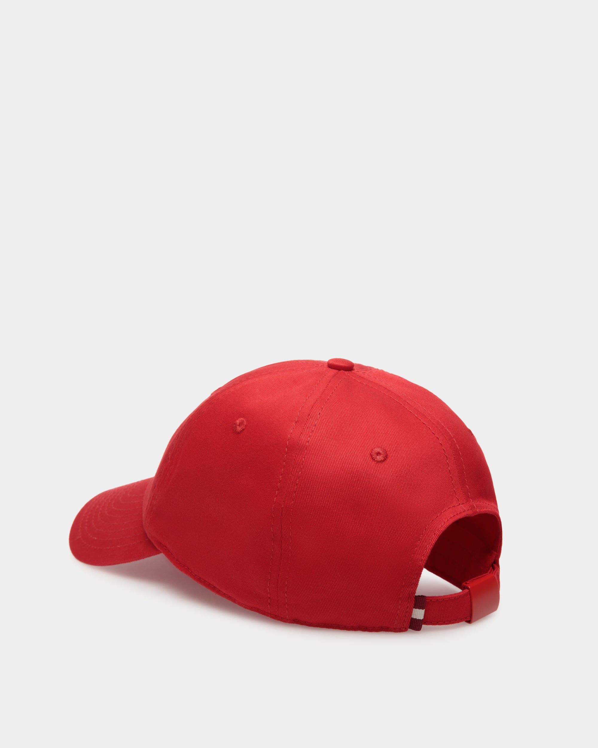 Gorra De Algodón Rojo - Hombre - Bally - 02