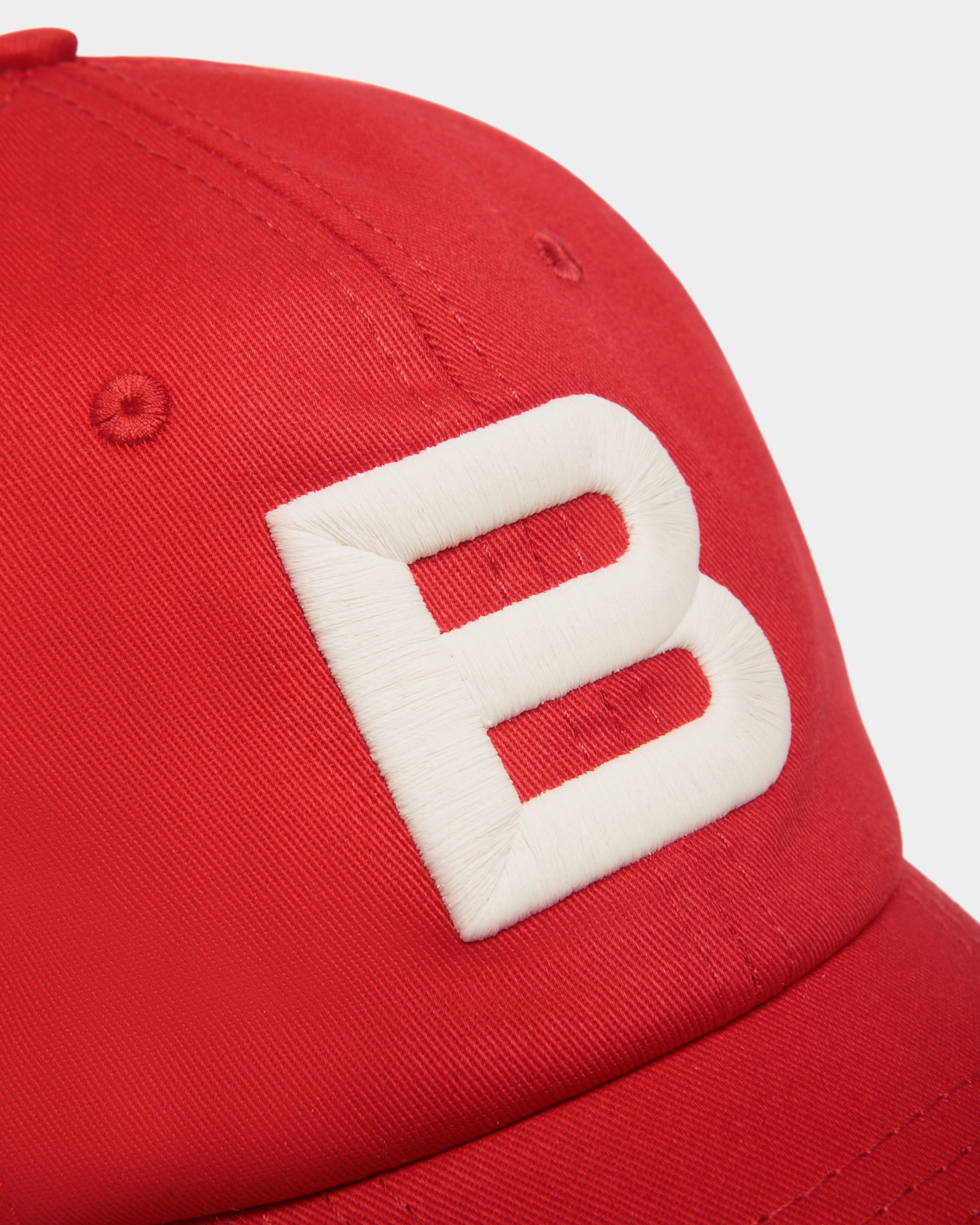 Gorra De Algodón Rojo - Hombre - Bally - 03