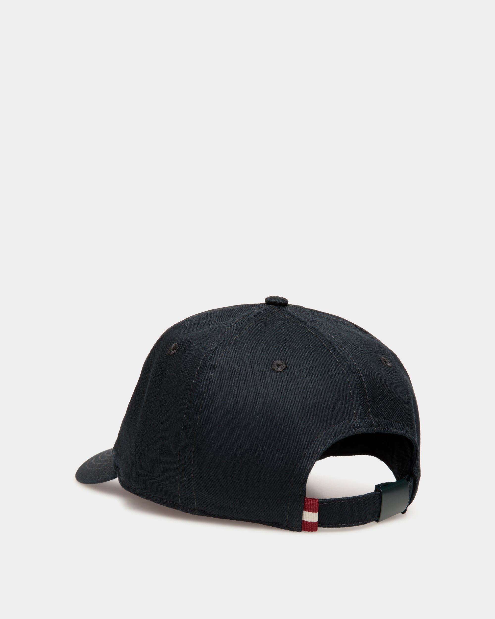 Gorra De Algodón Navy Blue - Hombre - Bally - 02