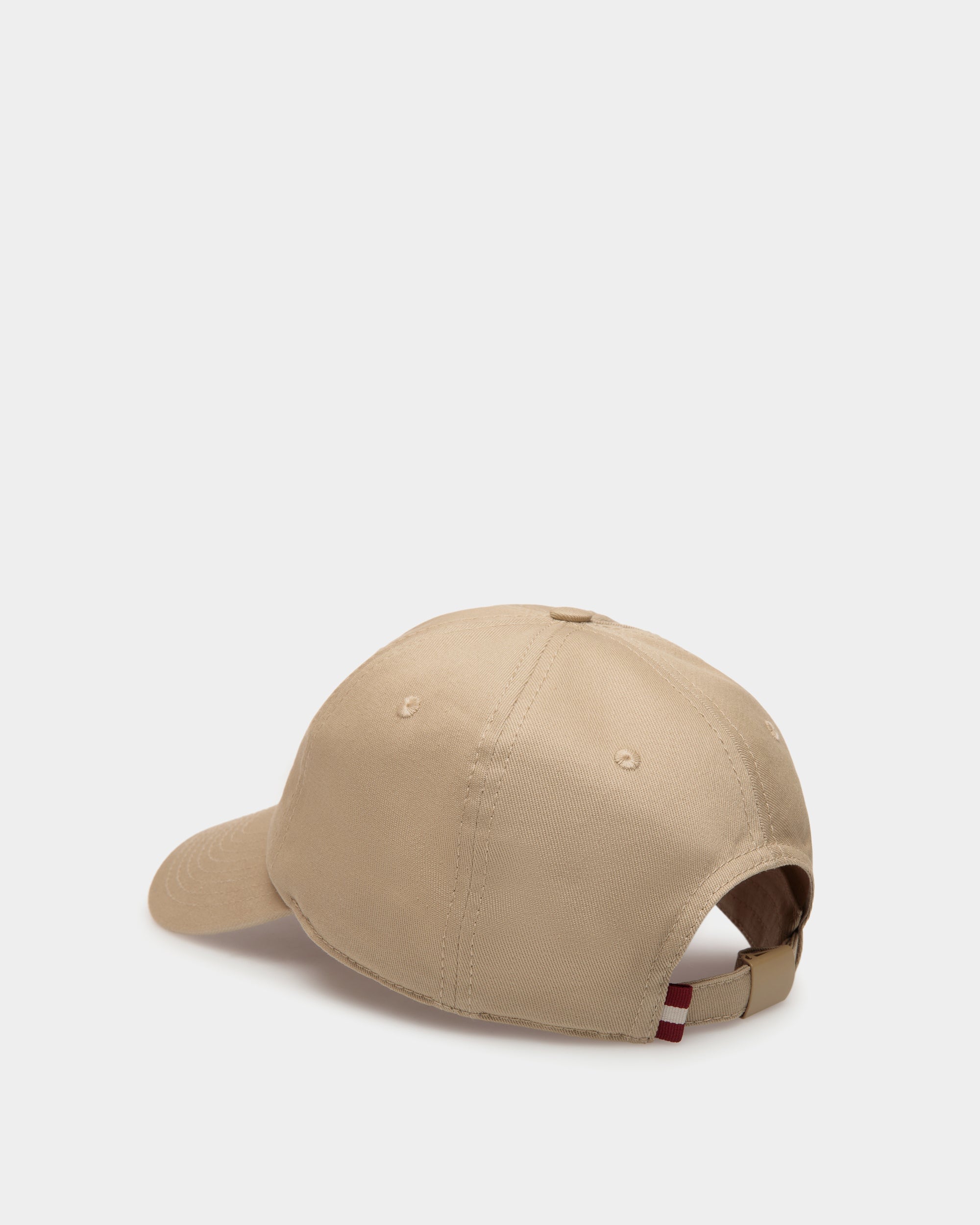Gorra De Algodón Beige - Hombre - Bally - 03