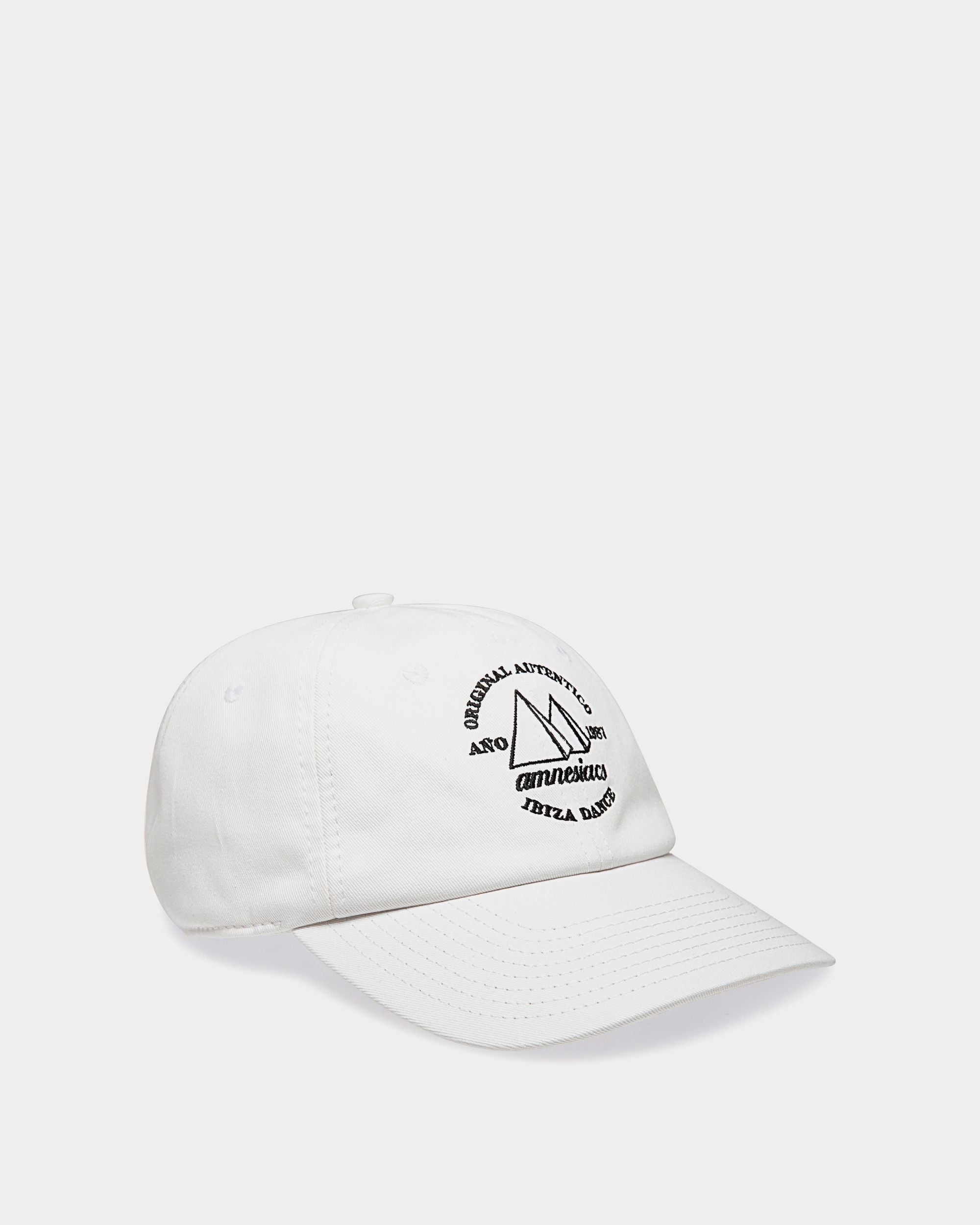 Gorra DJ Leo Mas X Bally De Algodón Blanco Con Bordado Amnesia - Hombre - Bally - 01