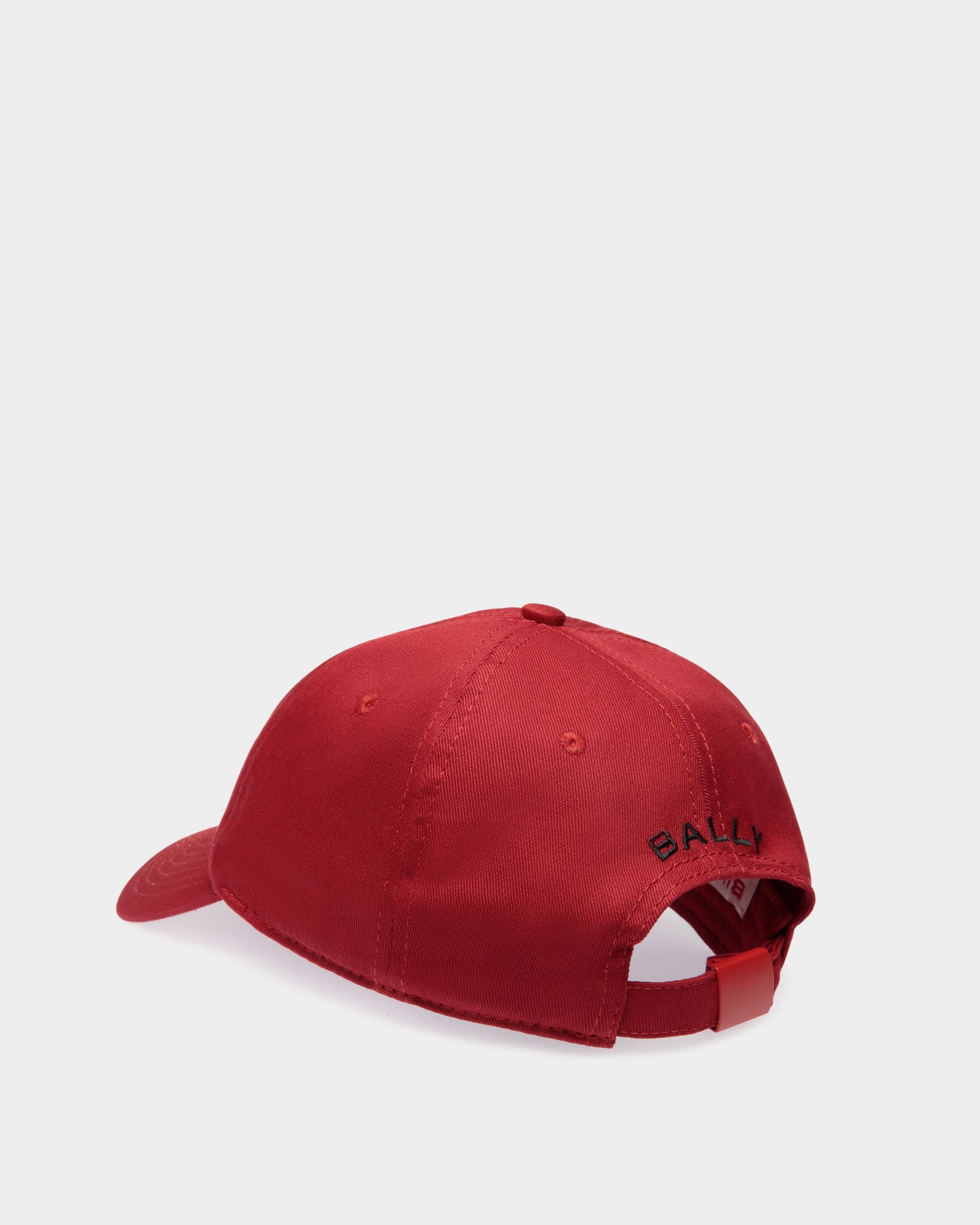 Gorra DJ Leo Mas X Bally De Algodón Heritage Red Con Bordado Muzak - Hombre - Bally - 03