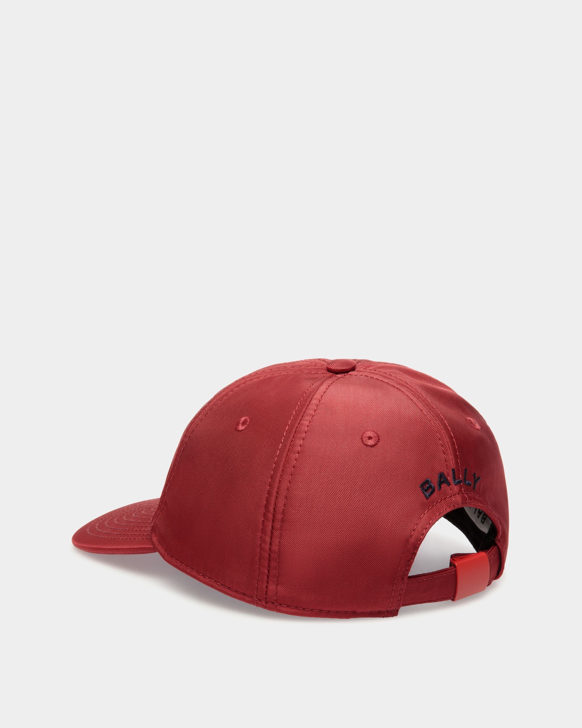 Golf Capsule Collection Baseball Hat in Red Nylon - Men's - Bally - 02