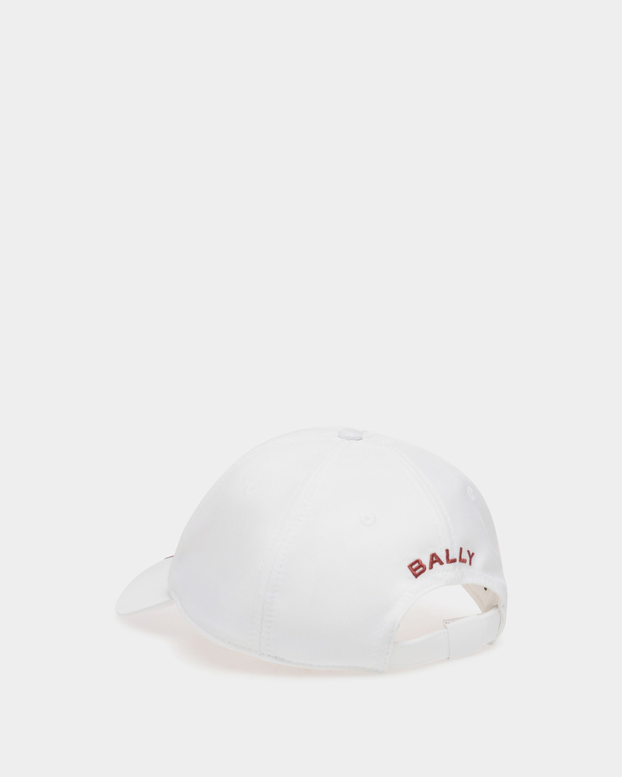 Golf Capsule Baseball Hat in White Nylon - Men's - Bally - 02