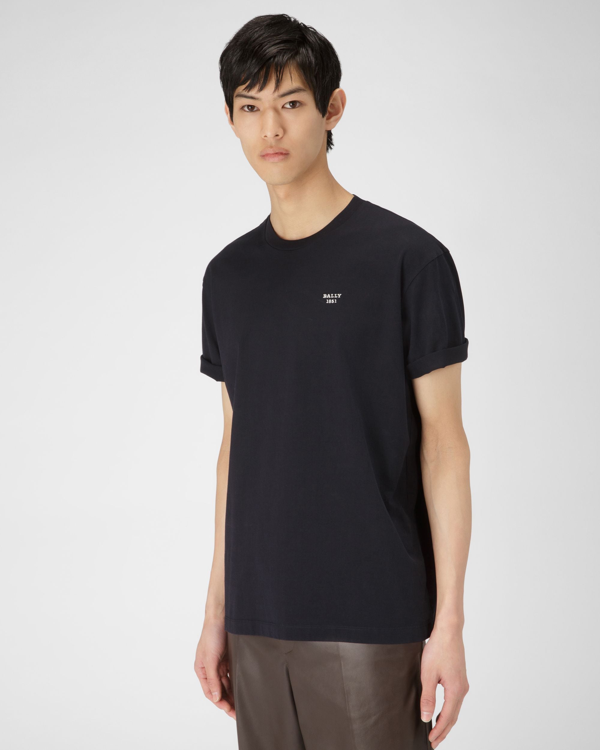 Camiseta Con Logo Heritage - Hombre - Bally - 01