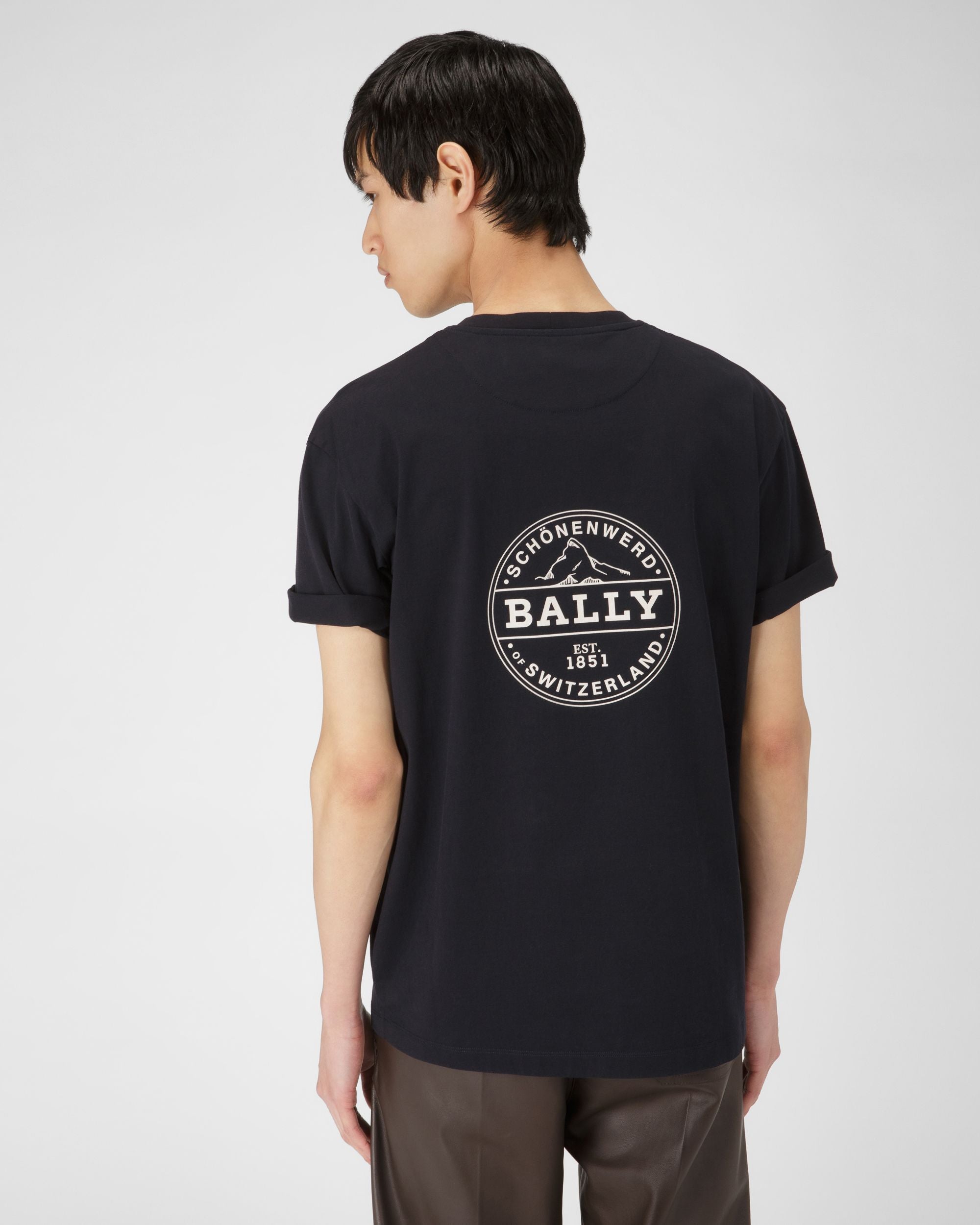 Camiseta Con Logo Heritage - Hombre - Bally - 03