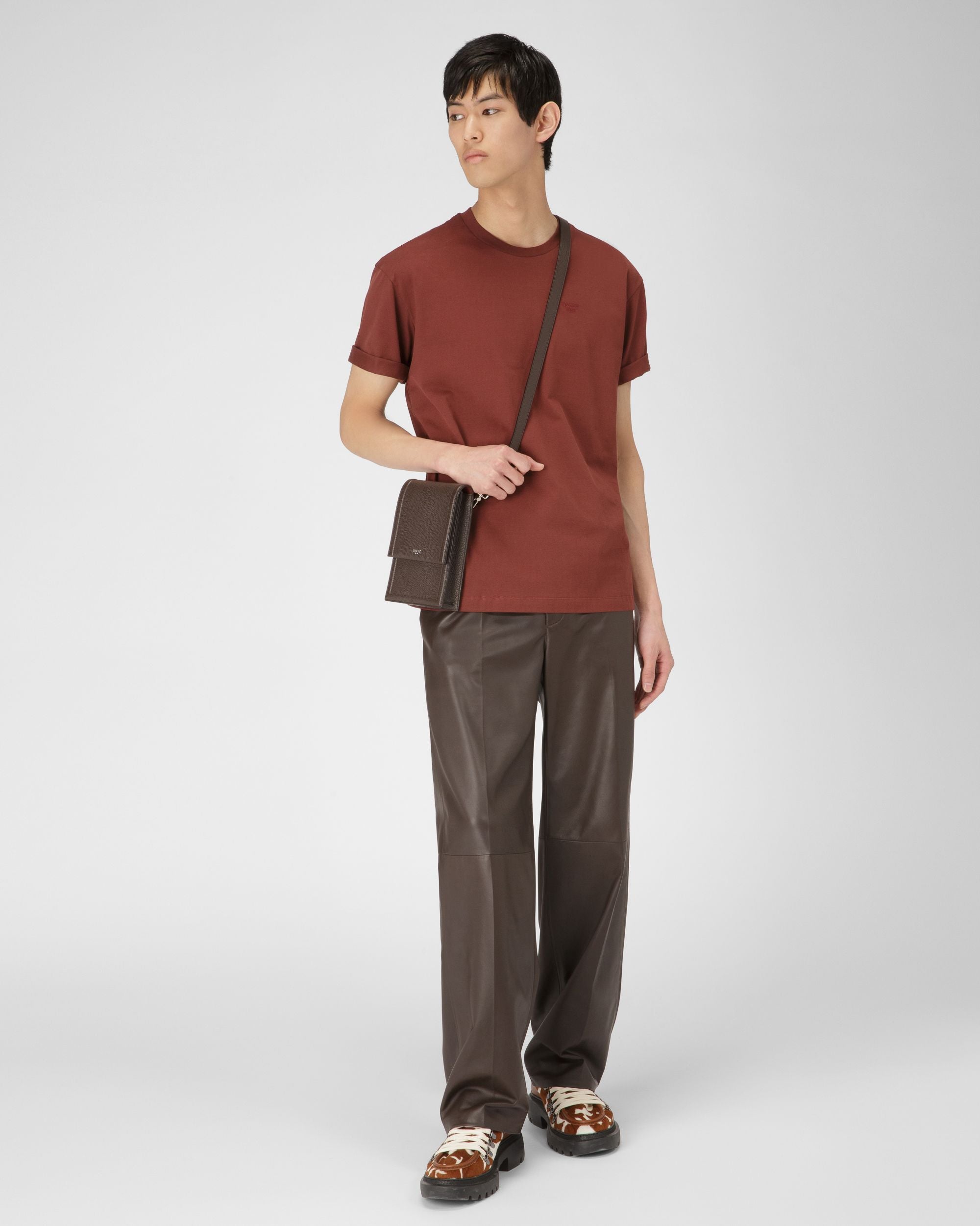 Camiseta Con El Logotipo Bordado - Hombre - Bally - 05