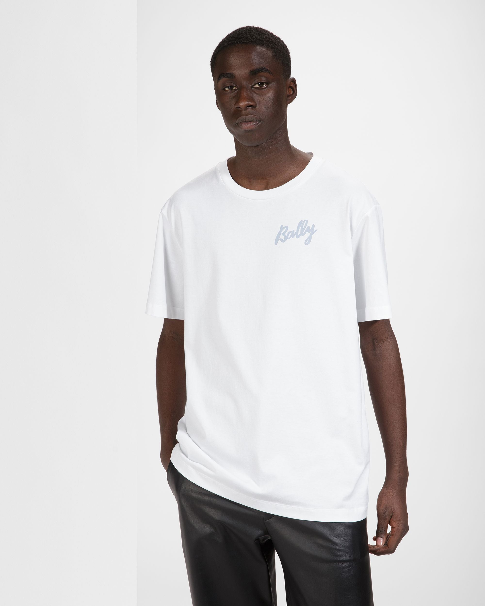 Cotton T-Shirt - Men's - Bally - 03