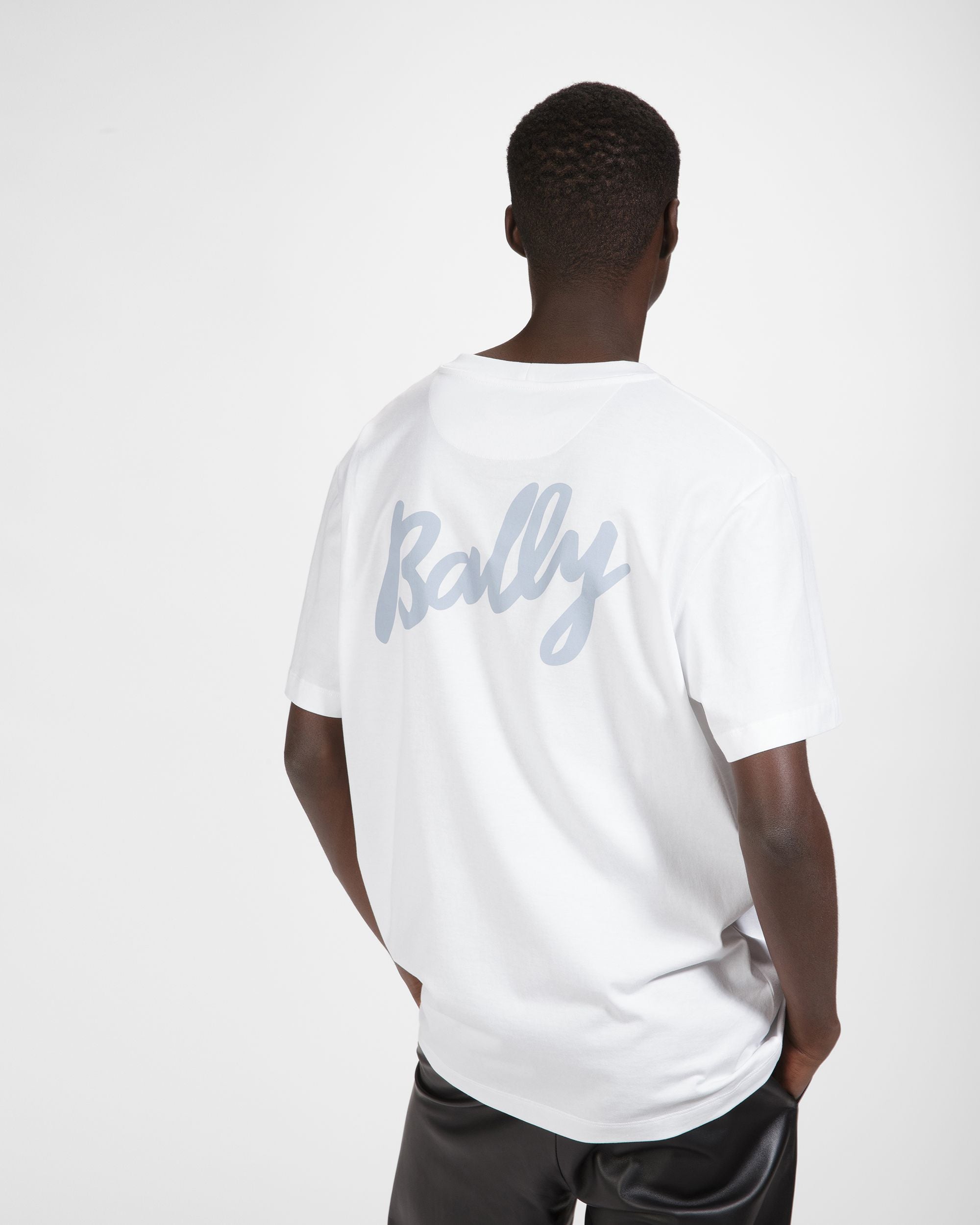 Cotton T-Shirt - Men's - Bally - 05