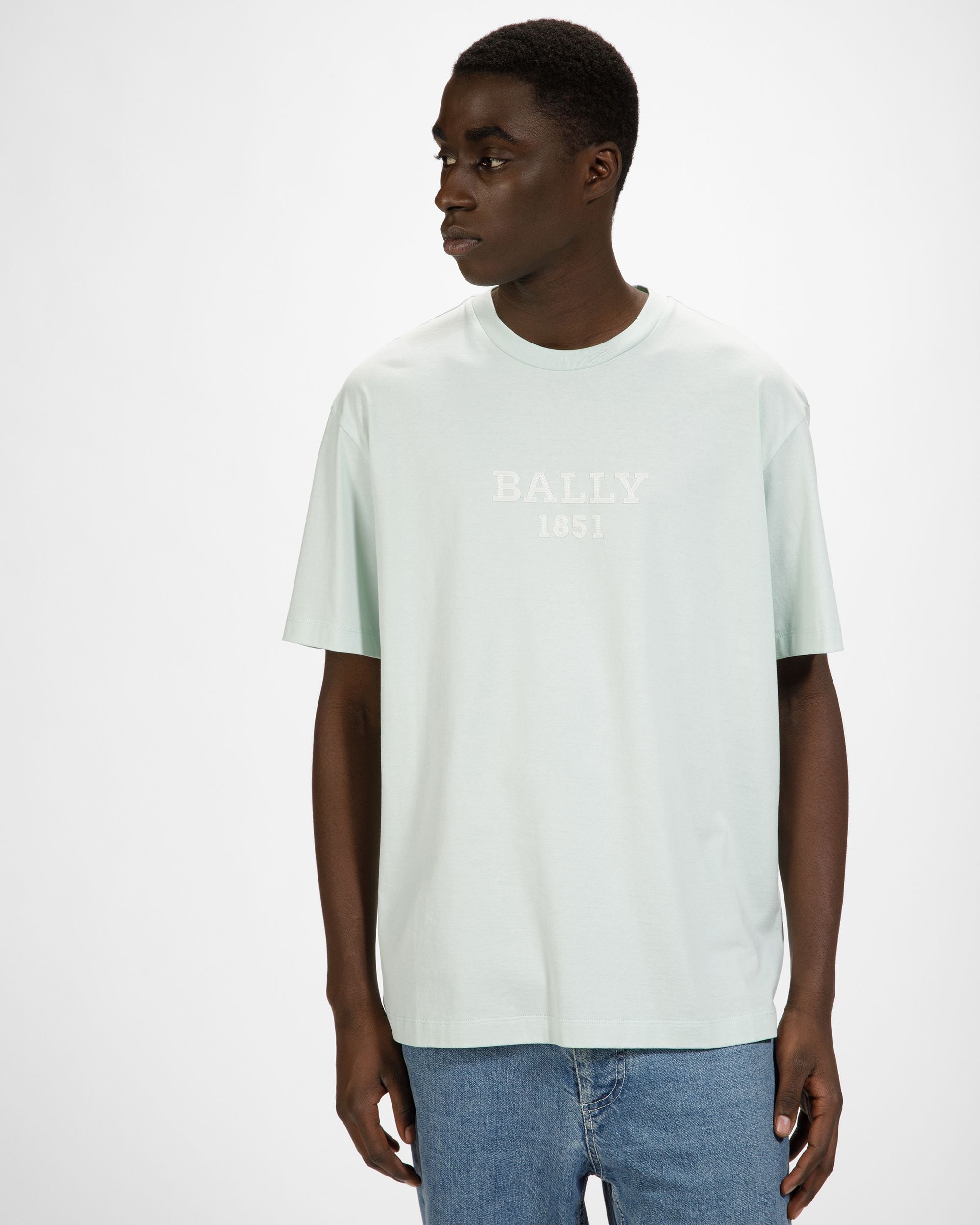 Cotton T-Shirt - Men's - Bally - 01