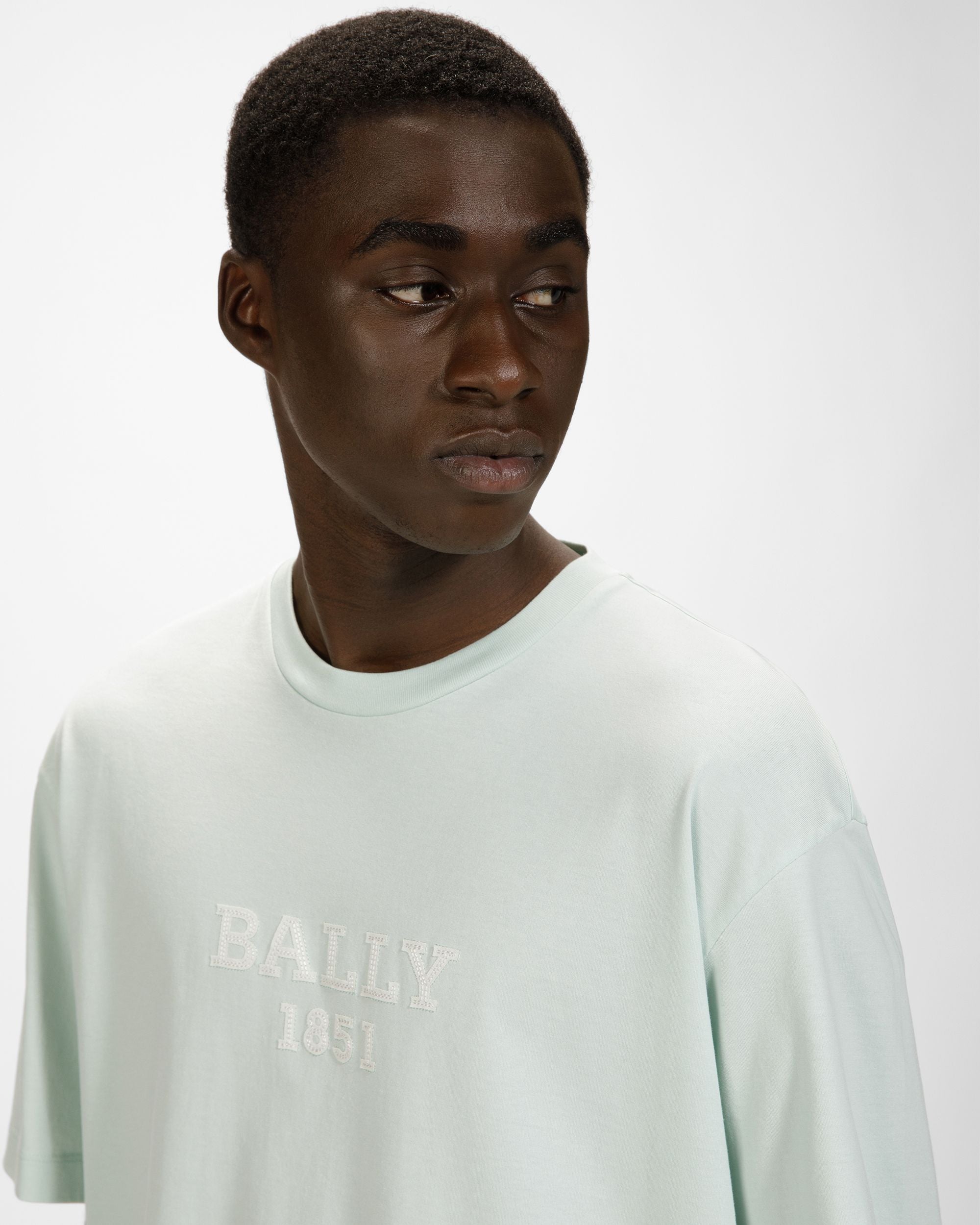 Cotton T-Shirt - Men's - Bally - 03