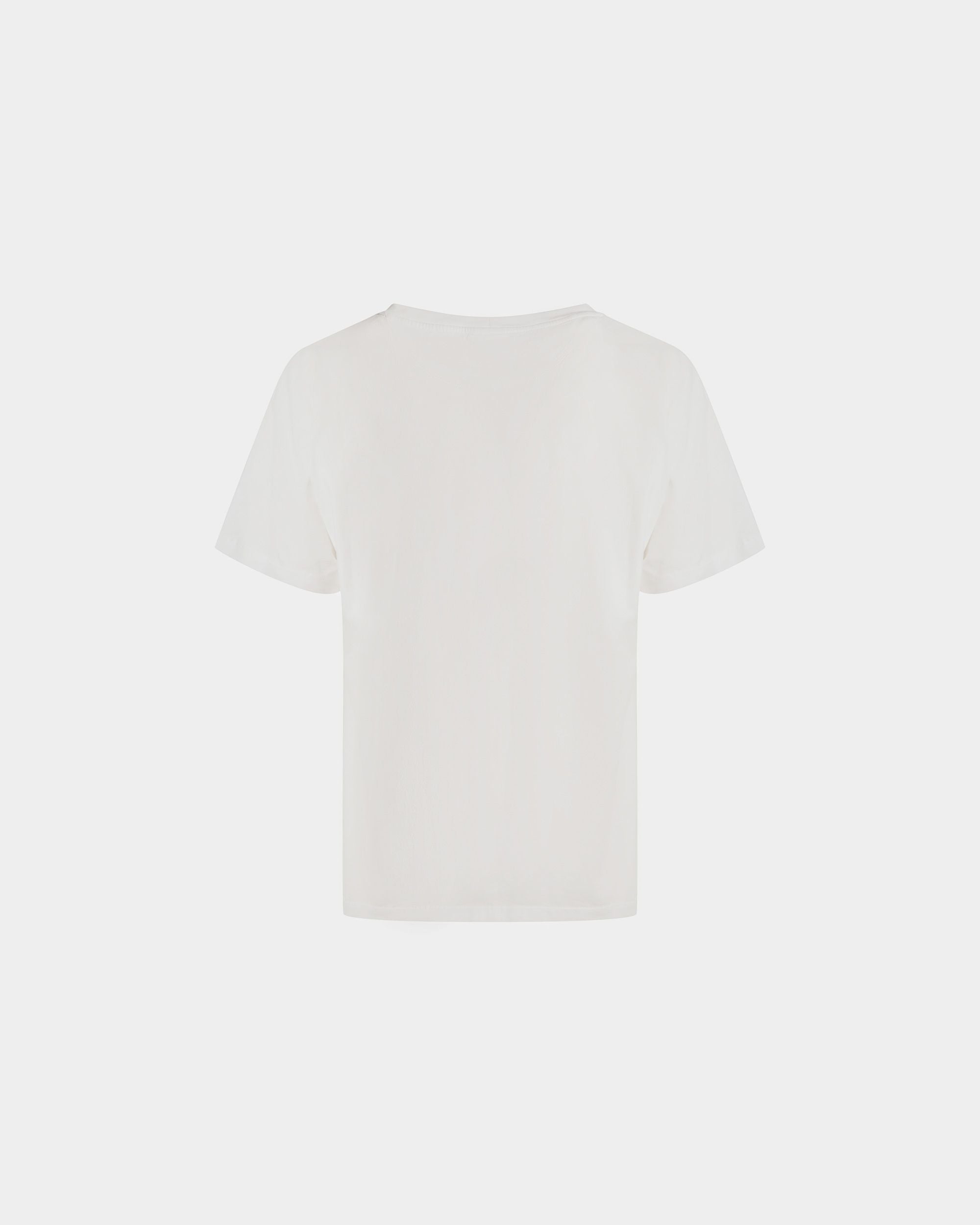 Camiseta Foiled De Algodón En Blanco - Hombre - Bally - 07