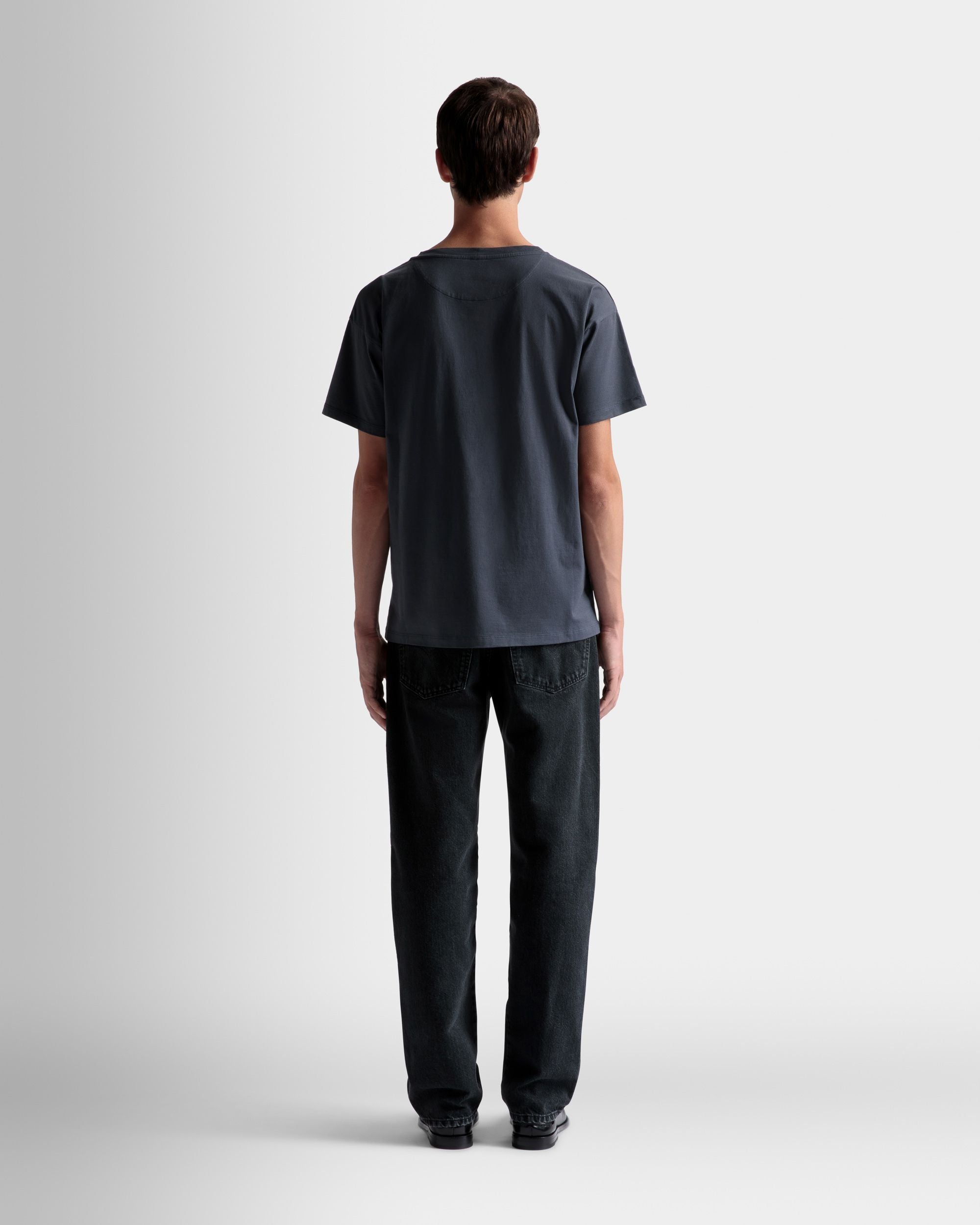 Camiseta Train De Algodón Color Piedra - Hombre - Bally - 06