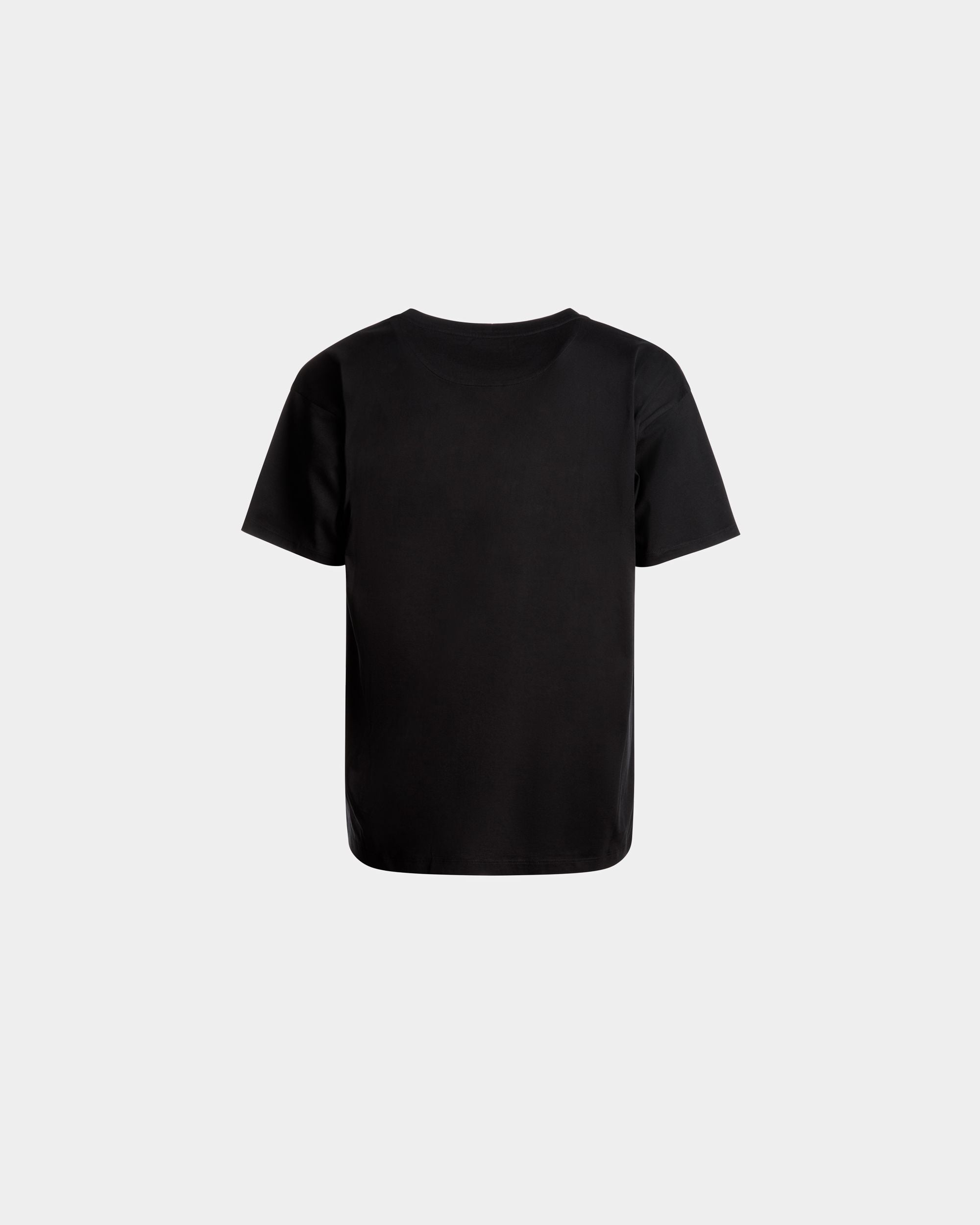 T-shirt In Black Cotton - Men's - Bally - 02