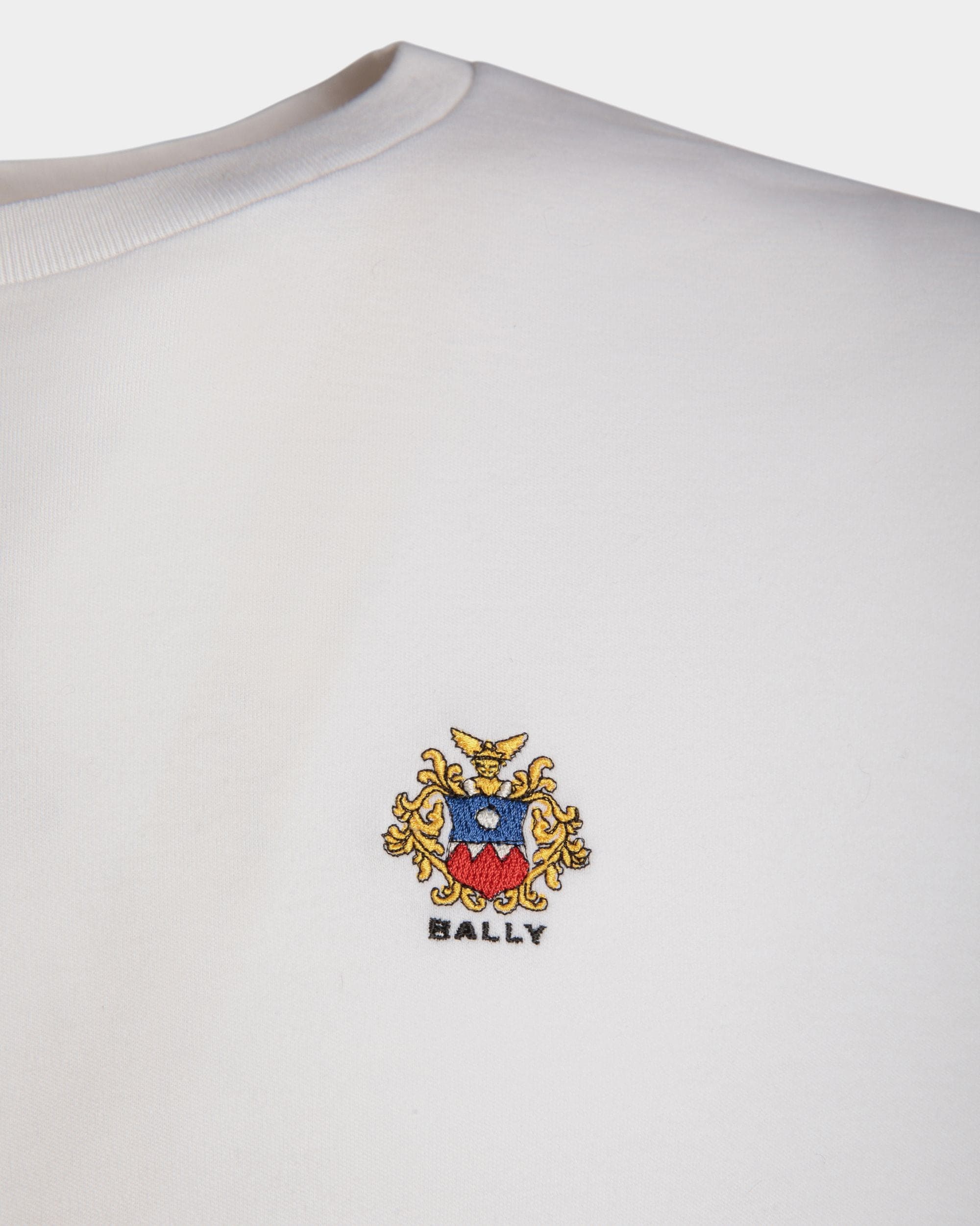Adrien Brody Travel Collection T-Shirt In White Cotton - Men's - Bally - 05