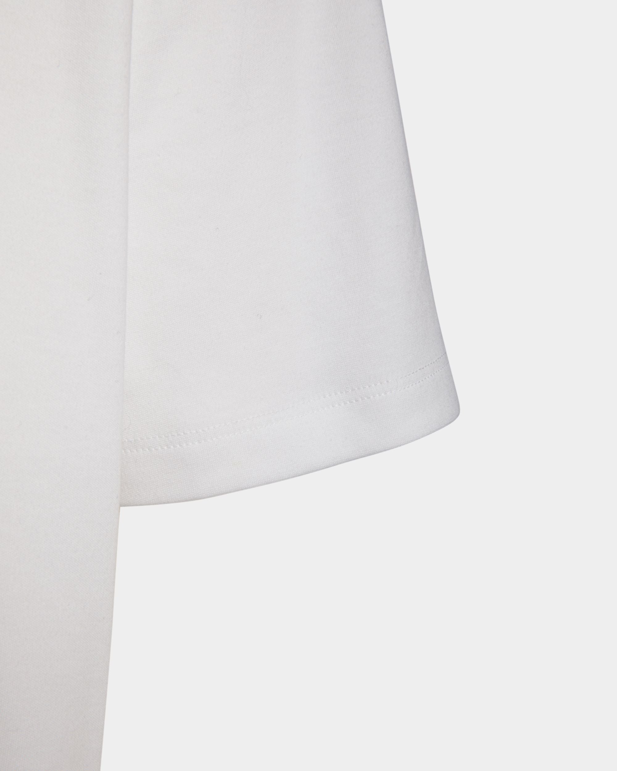 Adrien Brody Travel Collection T-Shirt In White Cotton - Men's - Bally - 06