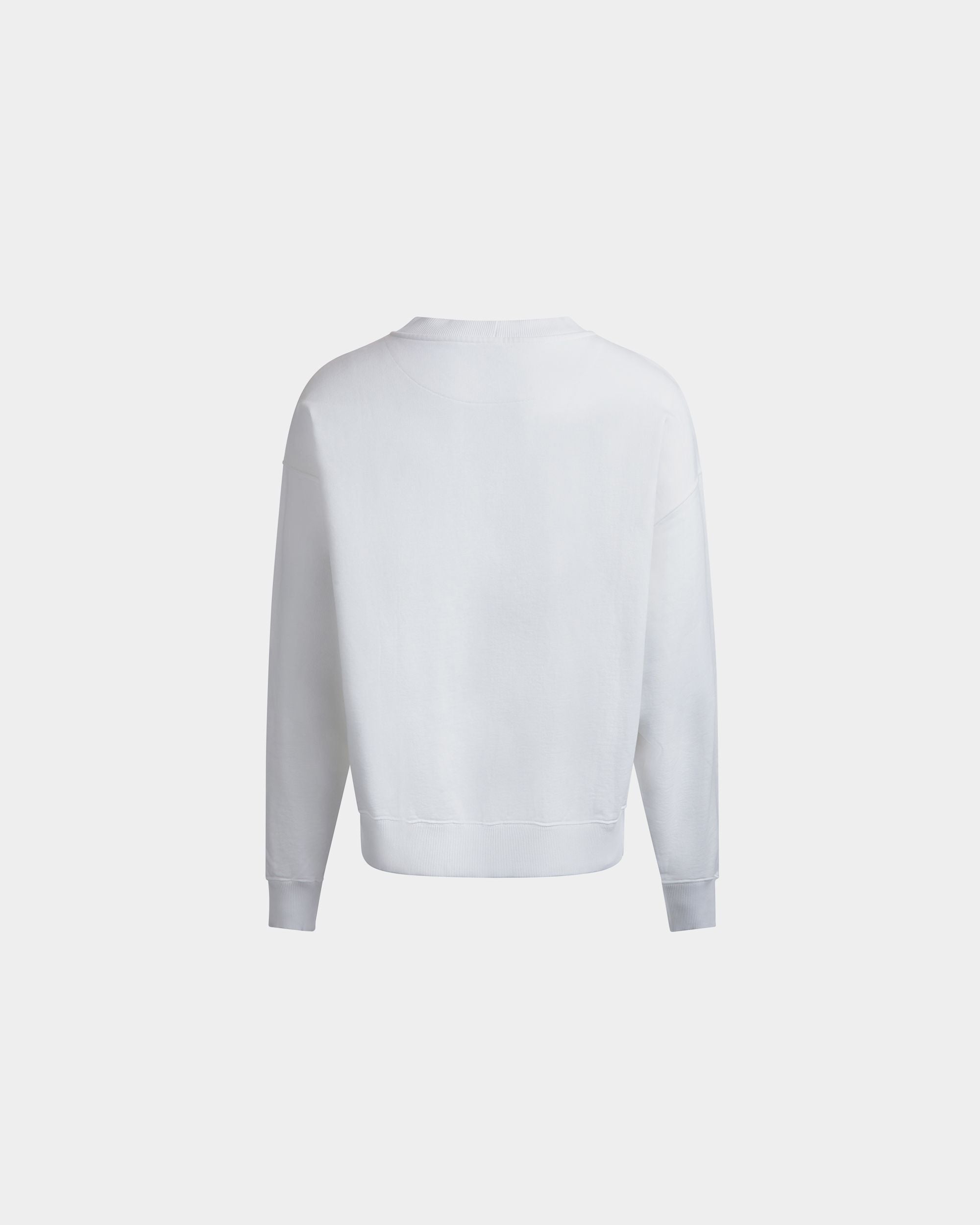 Cutsew Sweatshirt In White Cotton - Men's - Bally - 03