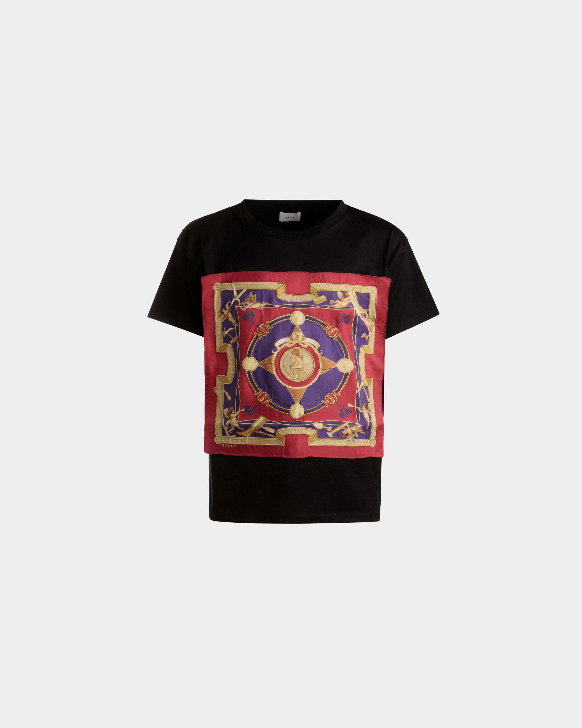 Cutsew T-Shirt In Black Cotton - Men's - Bally - 01
