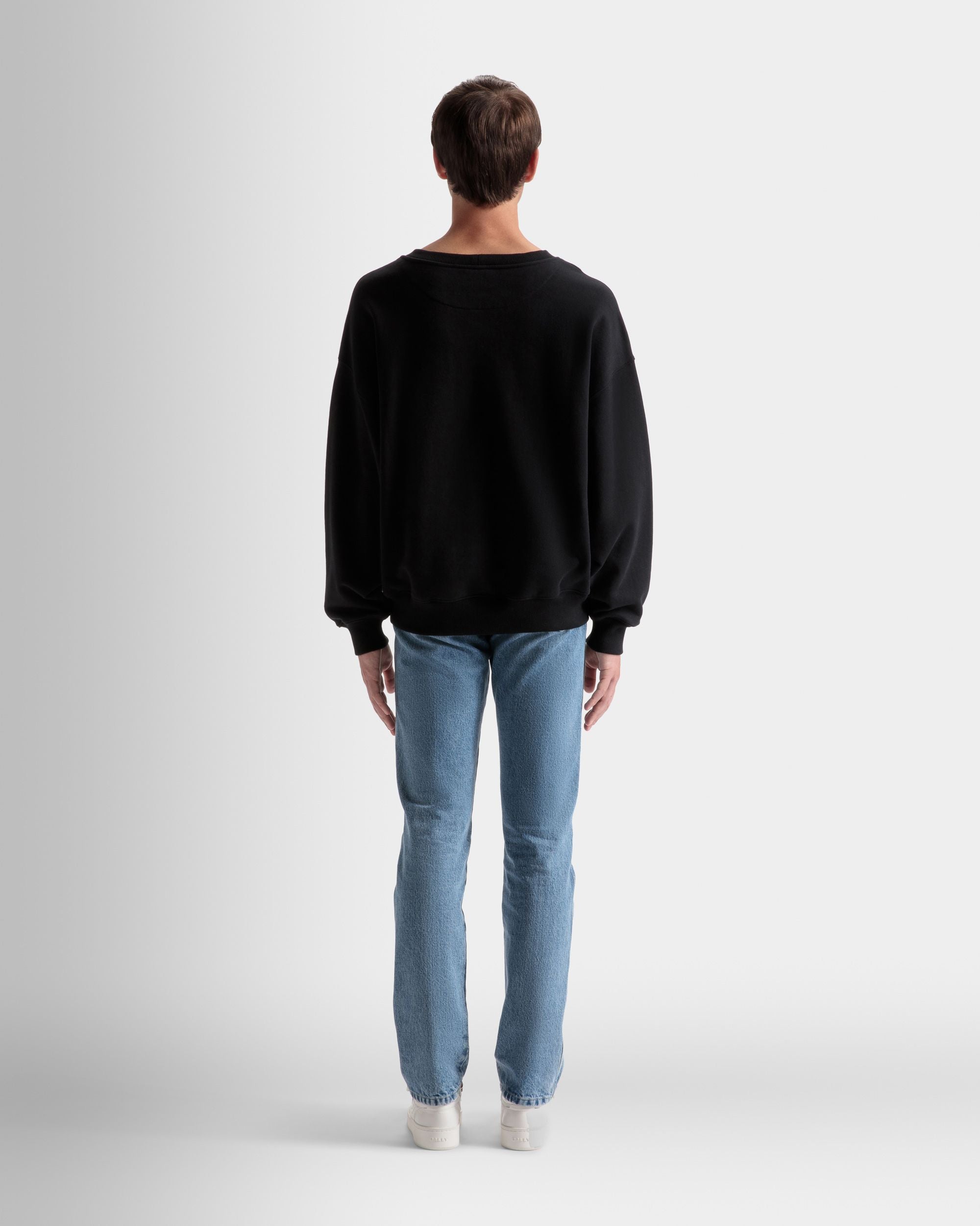 Sudadera Con Logotipo De Algodón En Negro - Hombre - Bally - 06