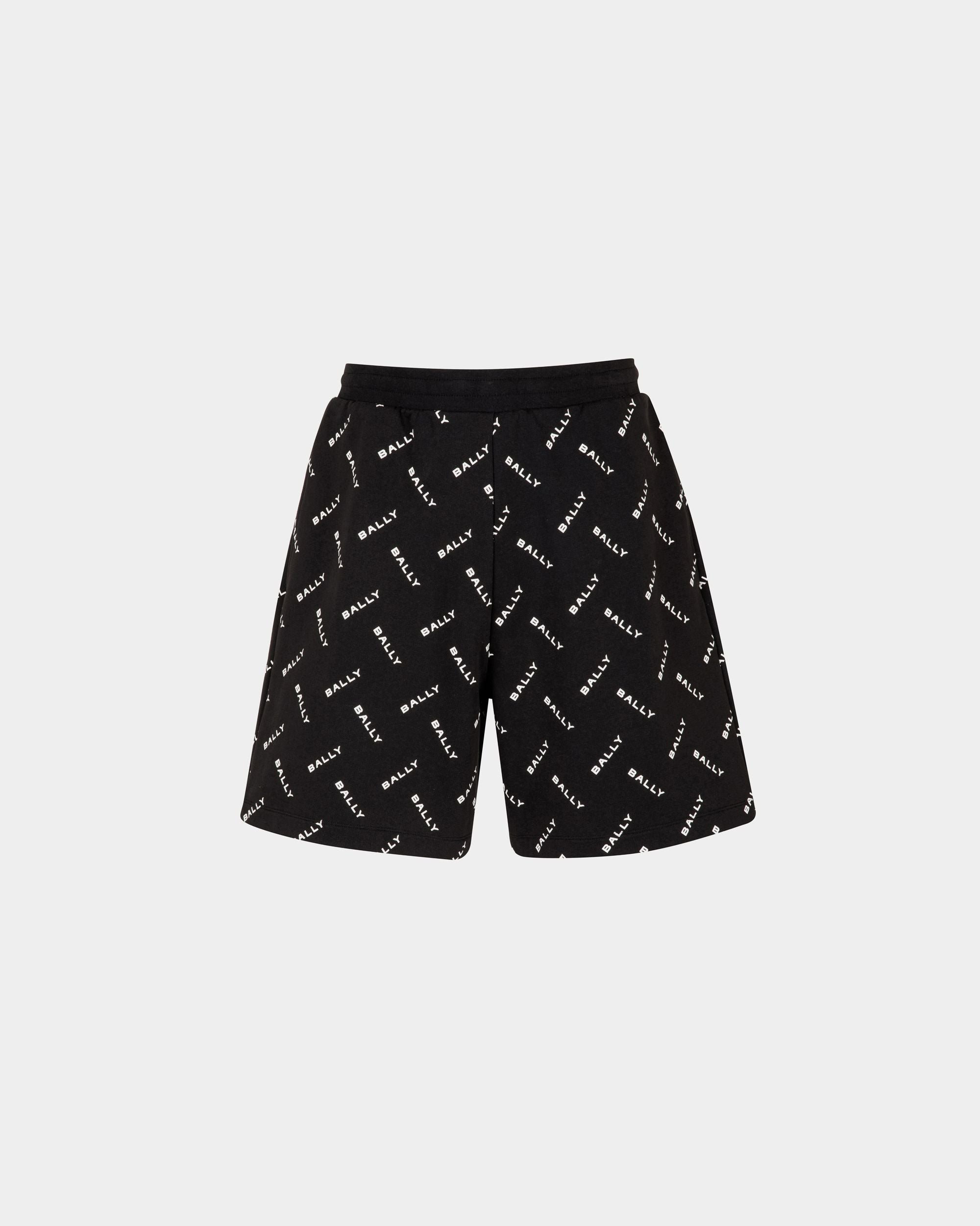 Shorts In Dark Blue Cotton - Men's - Bally - 01