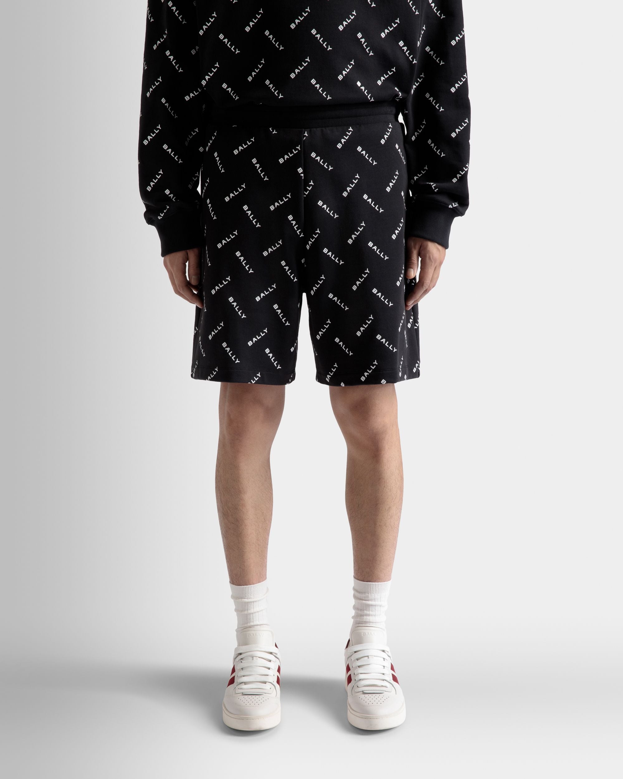 Shorts In Dark Blue Cotton - Men's - Bally - 03
