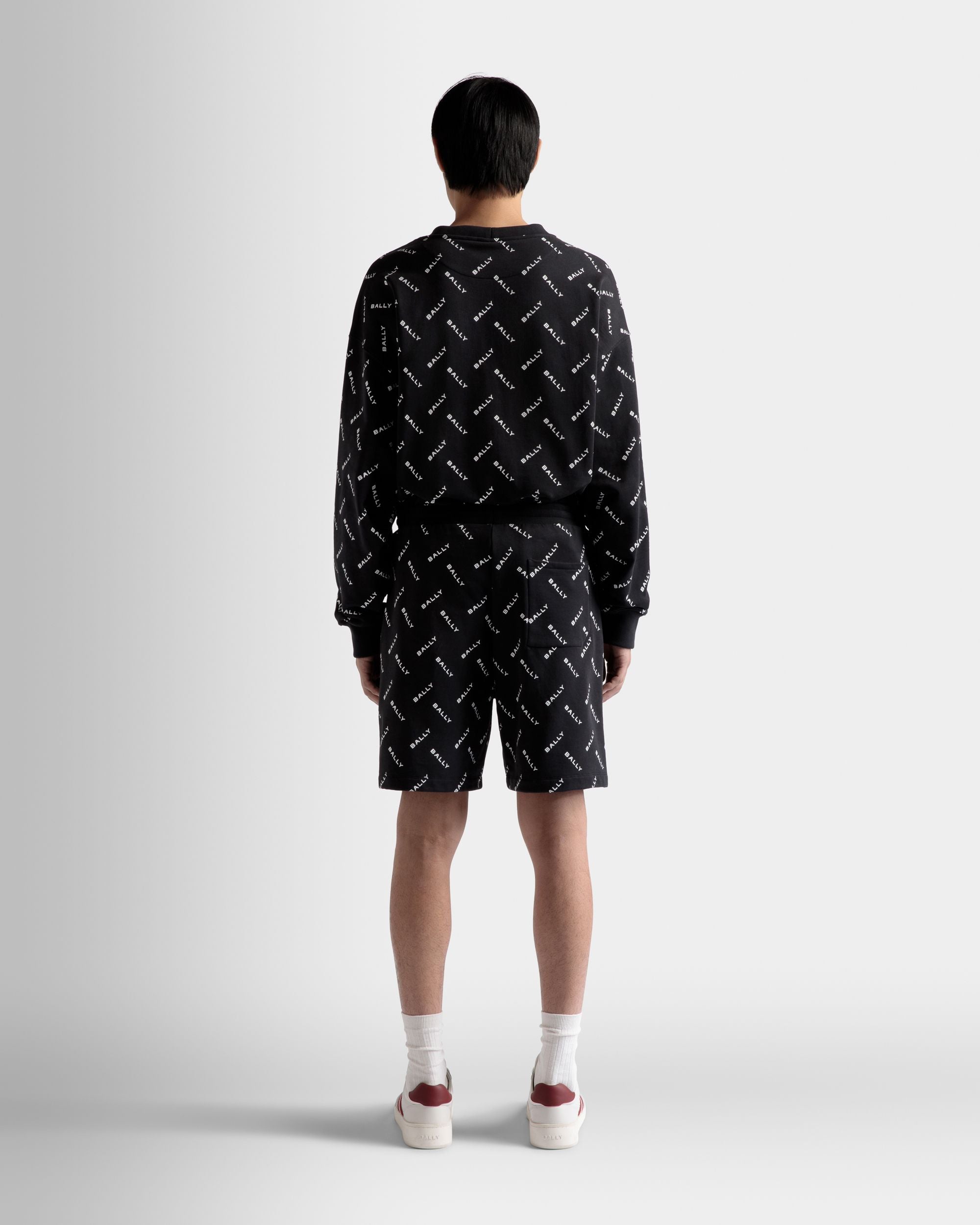 Shorts In Dark Blue Cotton - Men's - Bally - 06