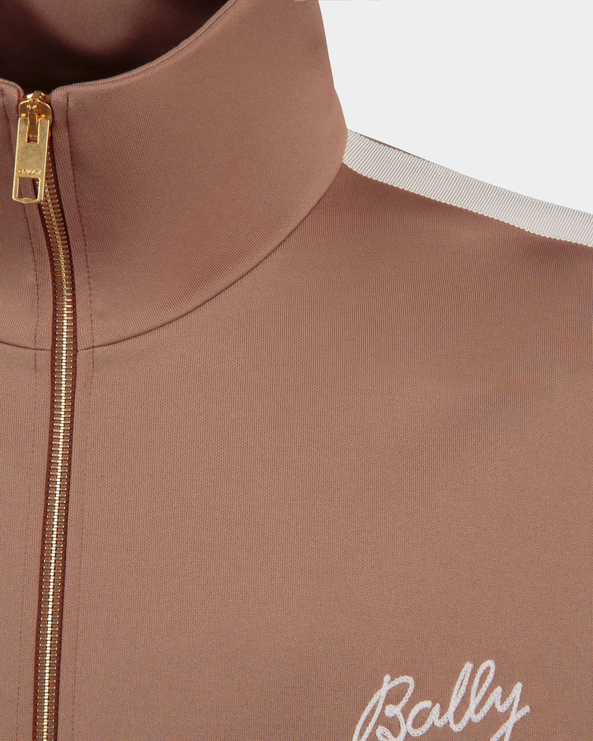 Sudadera De Mezcla De Algodón Marrón Claro - Hombre - Bally - 02