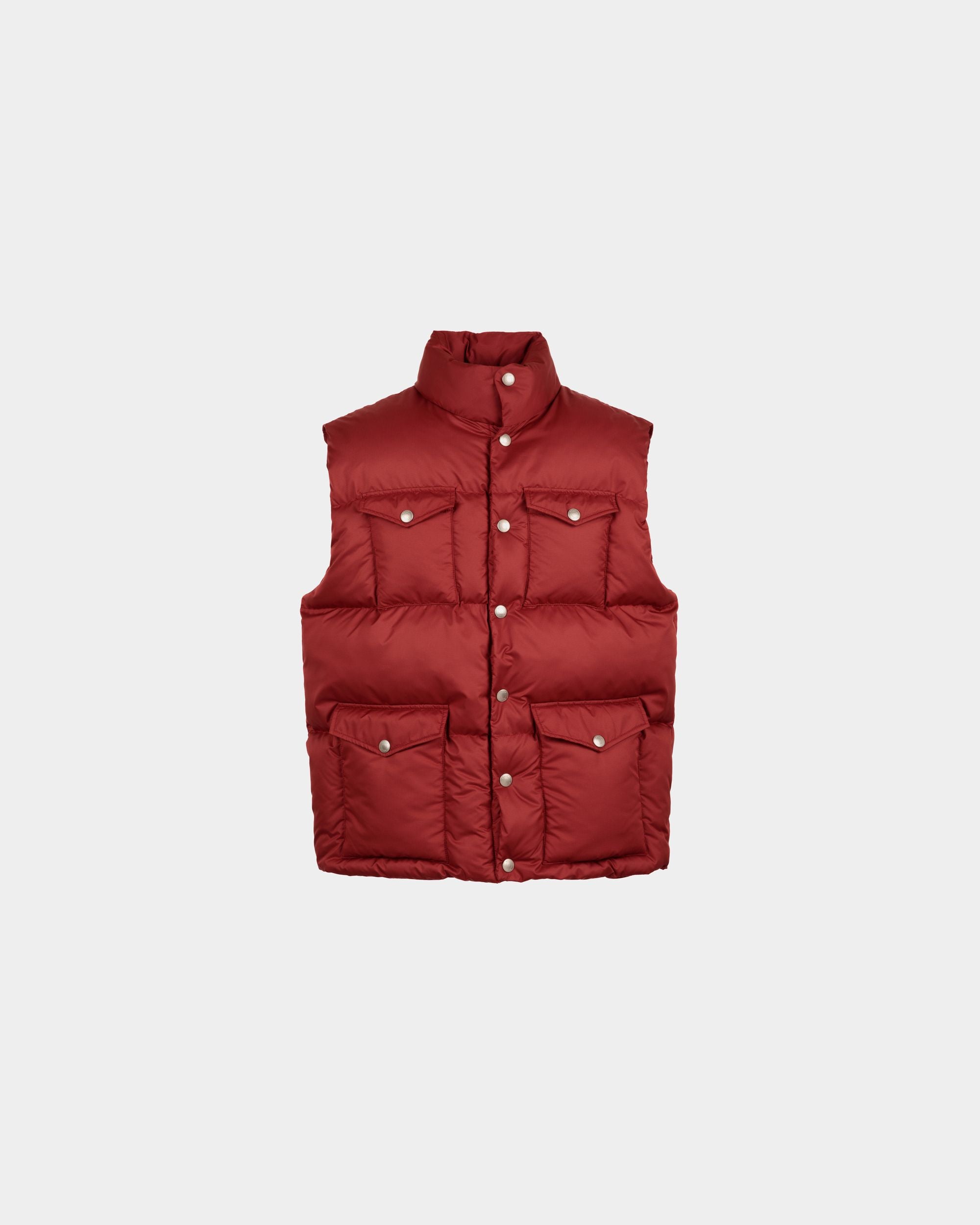 Puffer Vest In Red - Men's - Bally - 01