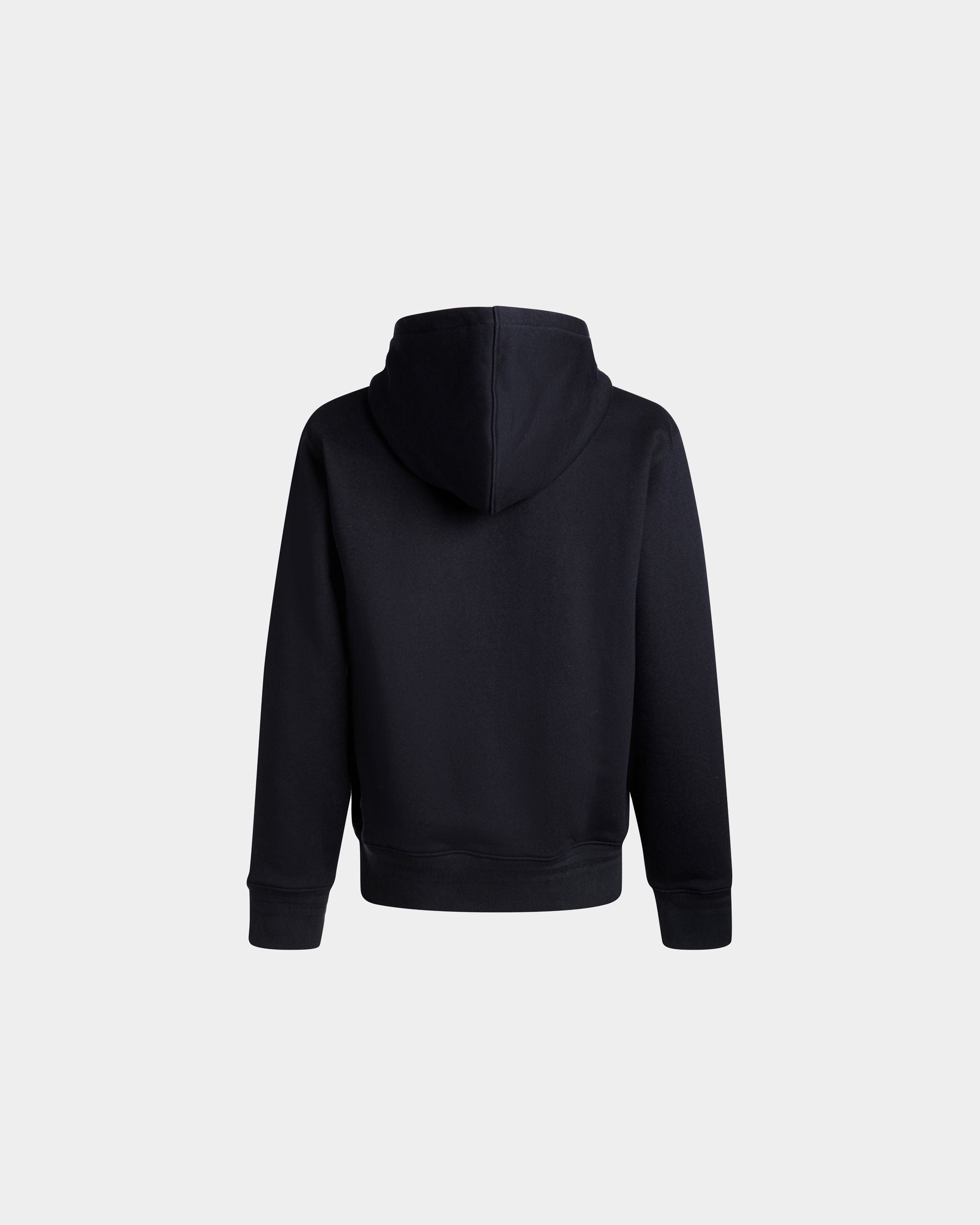 Adrien Brody Travel Collection Hoodie In Navy Blue Cashmere Blend - Men's - Bally - 09