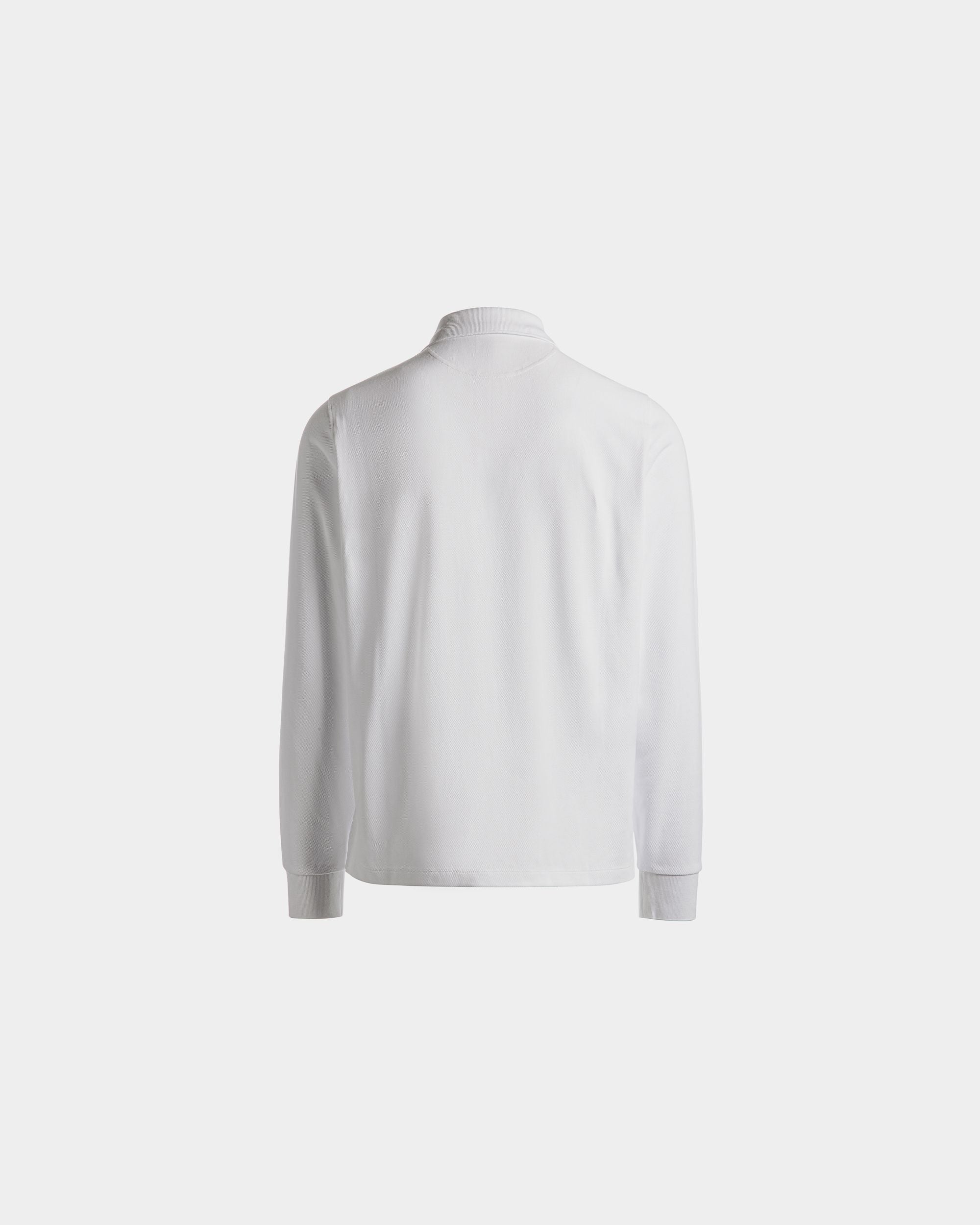 Cutsew Polo In White Cotton - Men's - Bally - 03