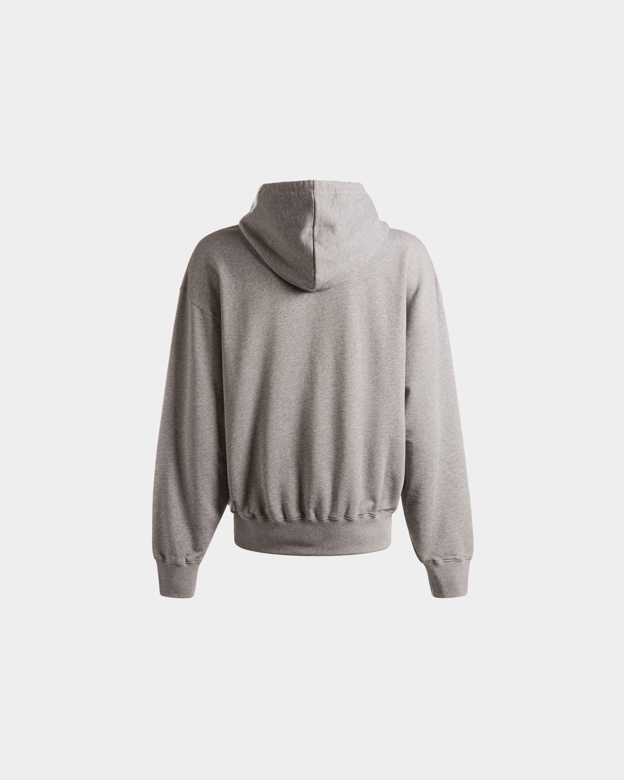 Sweatshirt in Grey Melange Cotton - Men's - Bally - 07