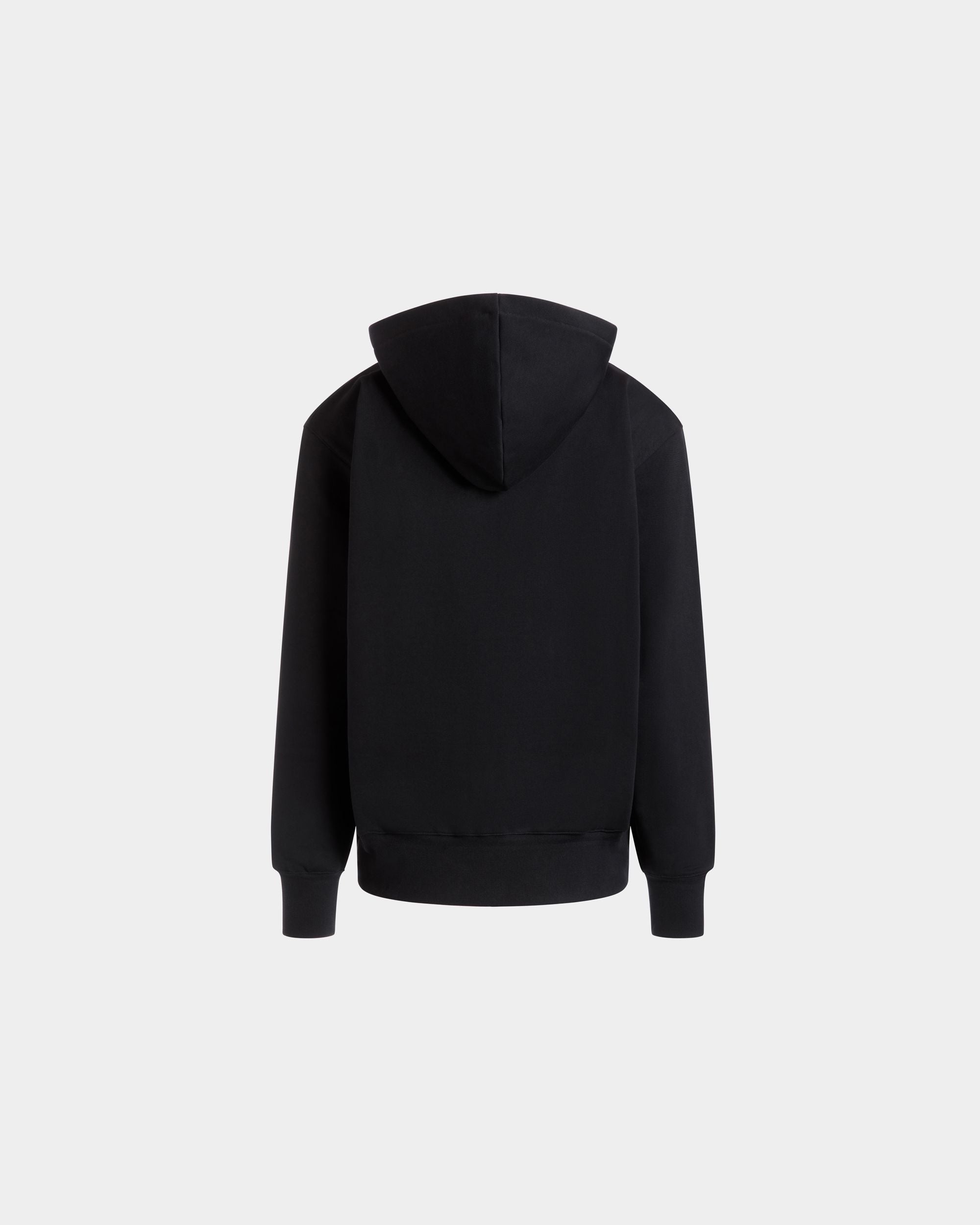 Sudadera Con Capucha Y Logotipo Bally Crest De Algodón Negro - Hombre - Bally - 03