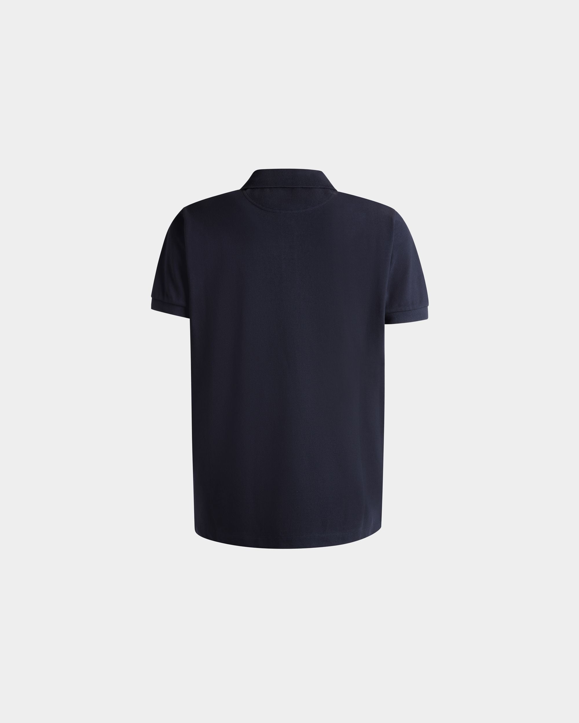 Polo De Algodón Navy Blue Con Forest Mask - Hombre - Bally - 07