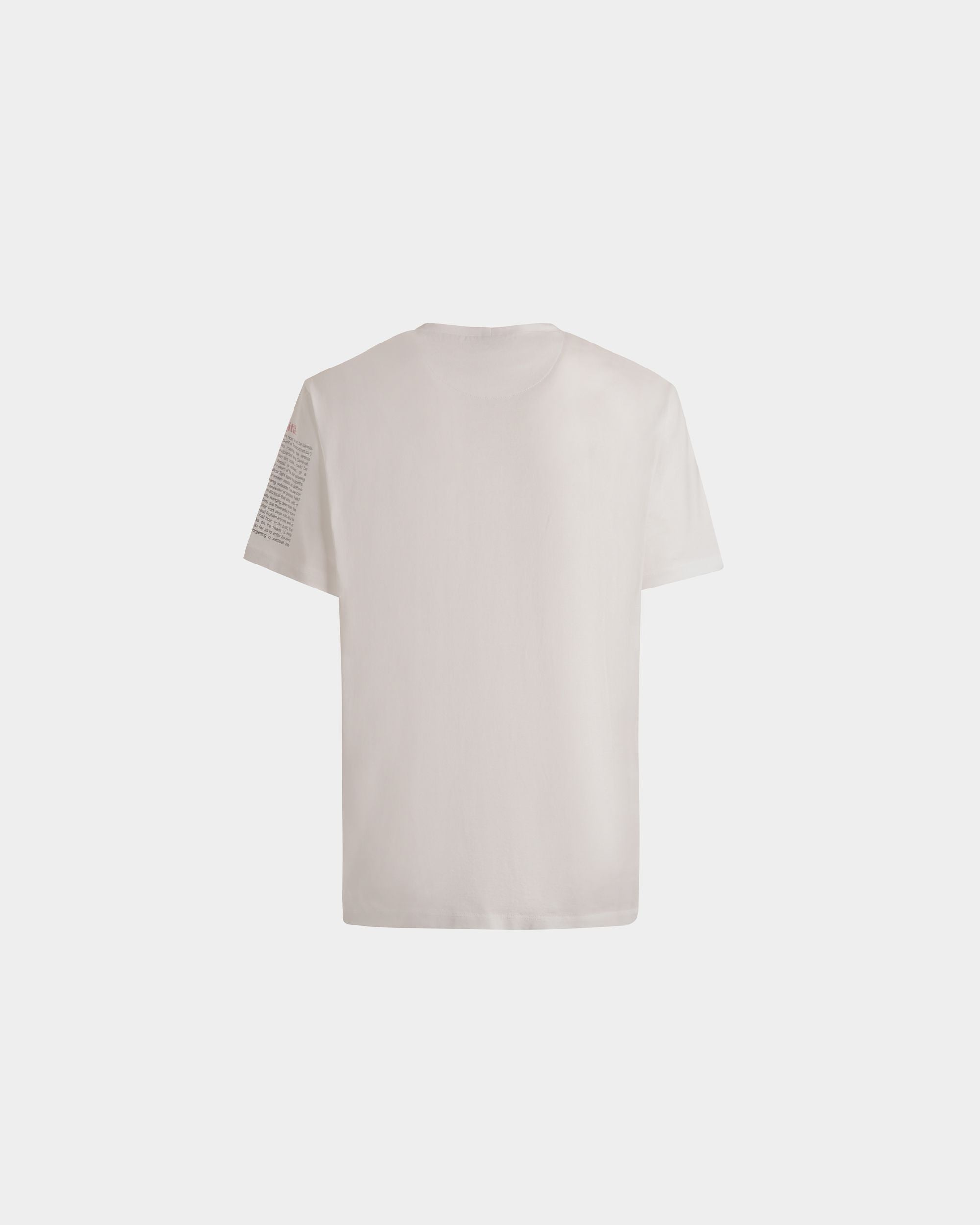 Camiseta De Algodón Blanco Con Forest Mask - Hombre - Bally - 07