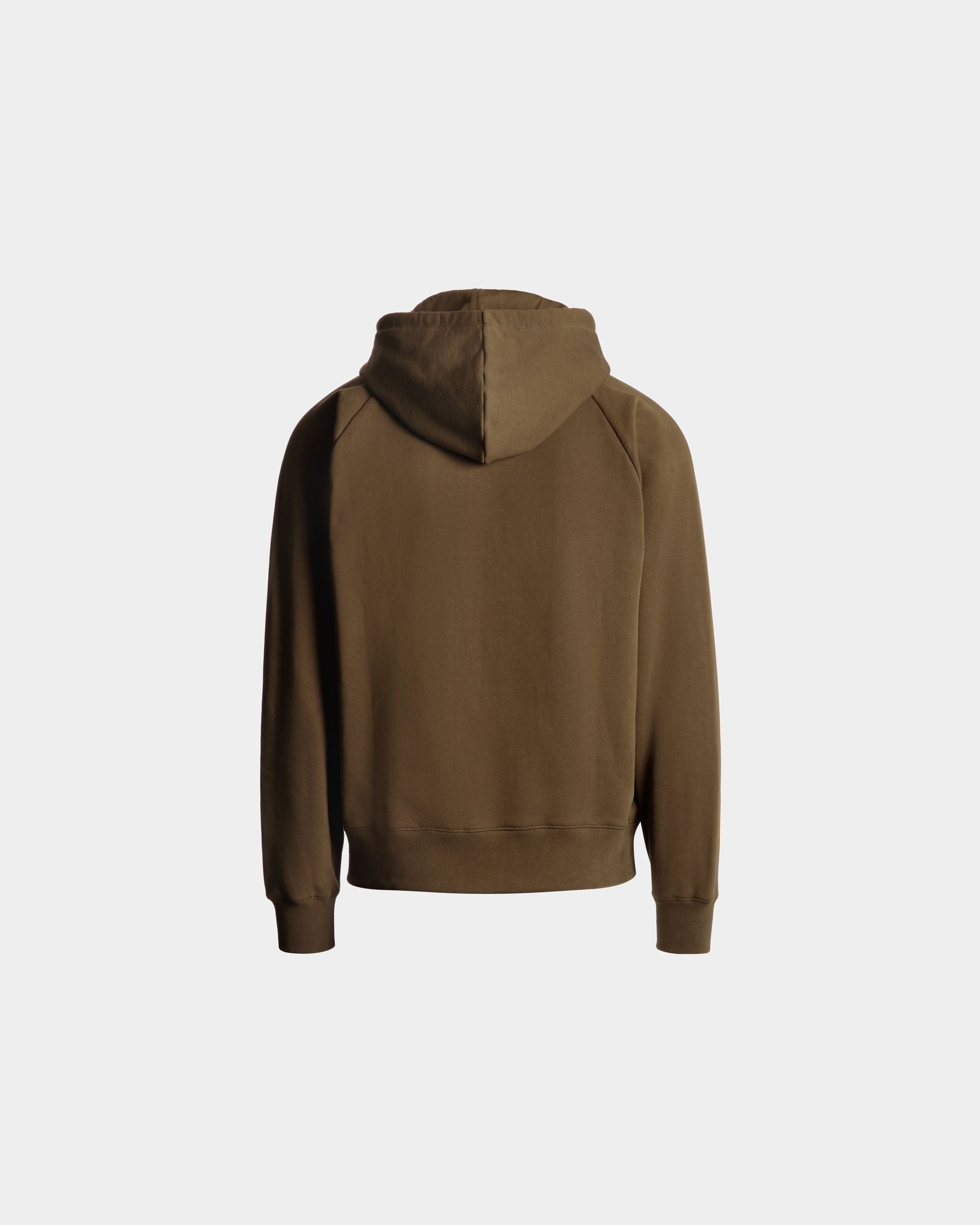 Sudadera Con Capucha De Algodón Marrón Con Escudo Bally Crest - Hombre - Bally - 07