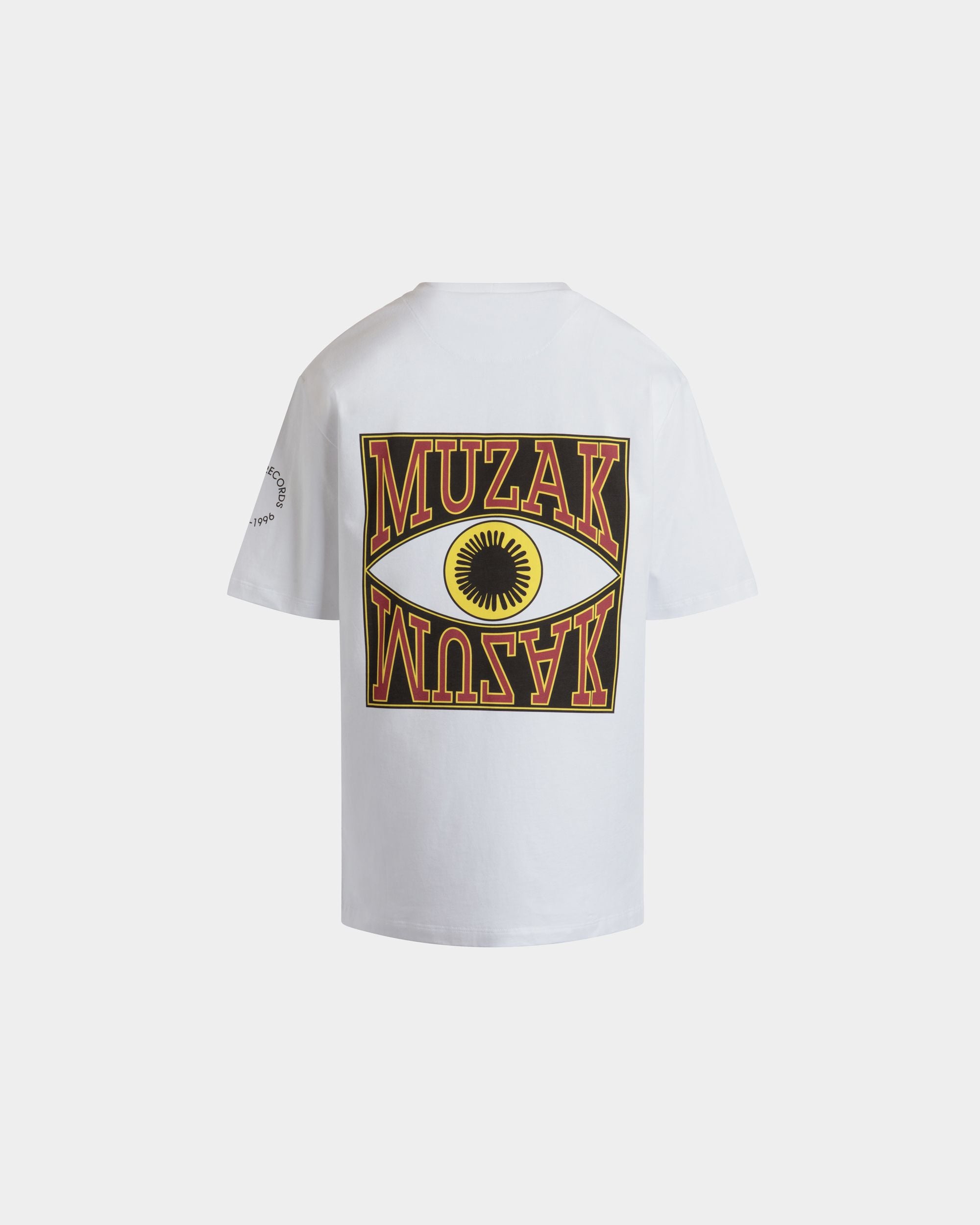 Camiseta DJ Leo Mas X Bally De Algodón Blanco Con Estampado Muzak - Hombre - Bally - 07