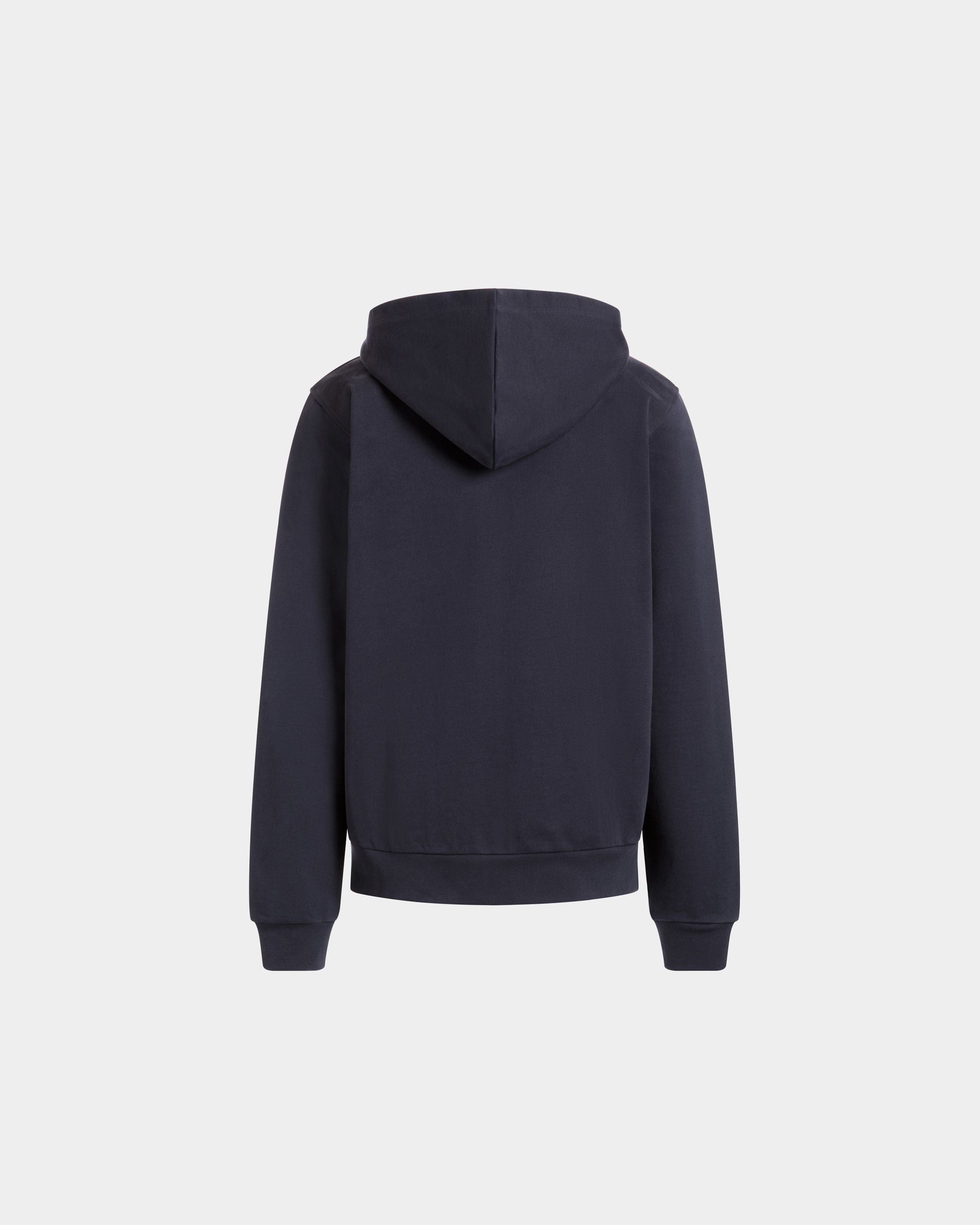 Sudadera Con Capucha De Algodón Navy Blue - Hombre - Bally - 07